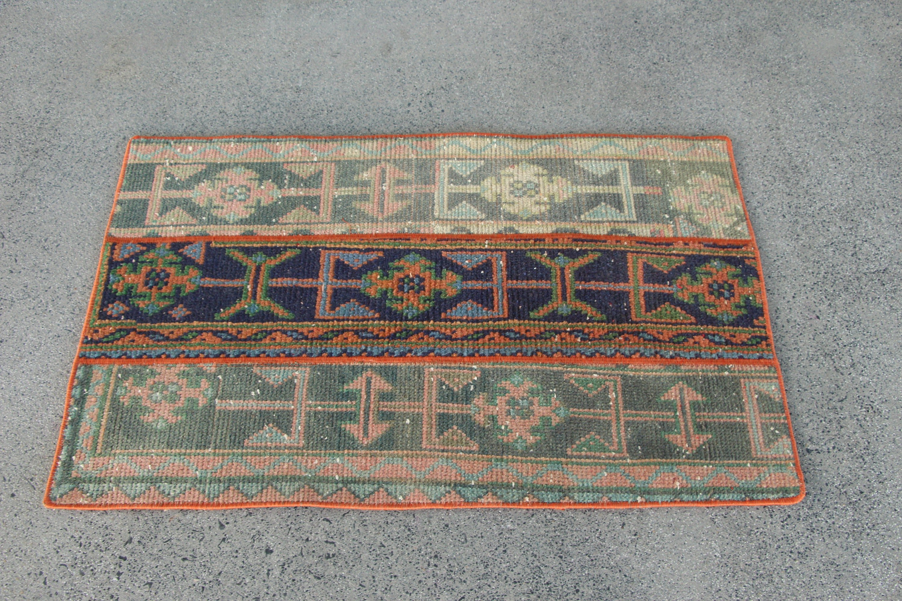 Vintage Rugs, Bath Rug, Antique Rug, 2.1x3.3 ft Small Rug, Cute Rug, Moroccan Rug, Blue Bedroom Rugs, Turkish Rugs, Wall Hanging Rug