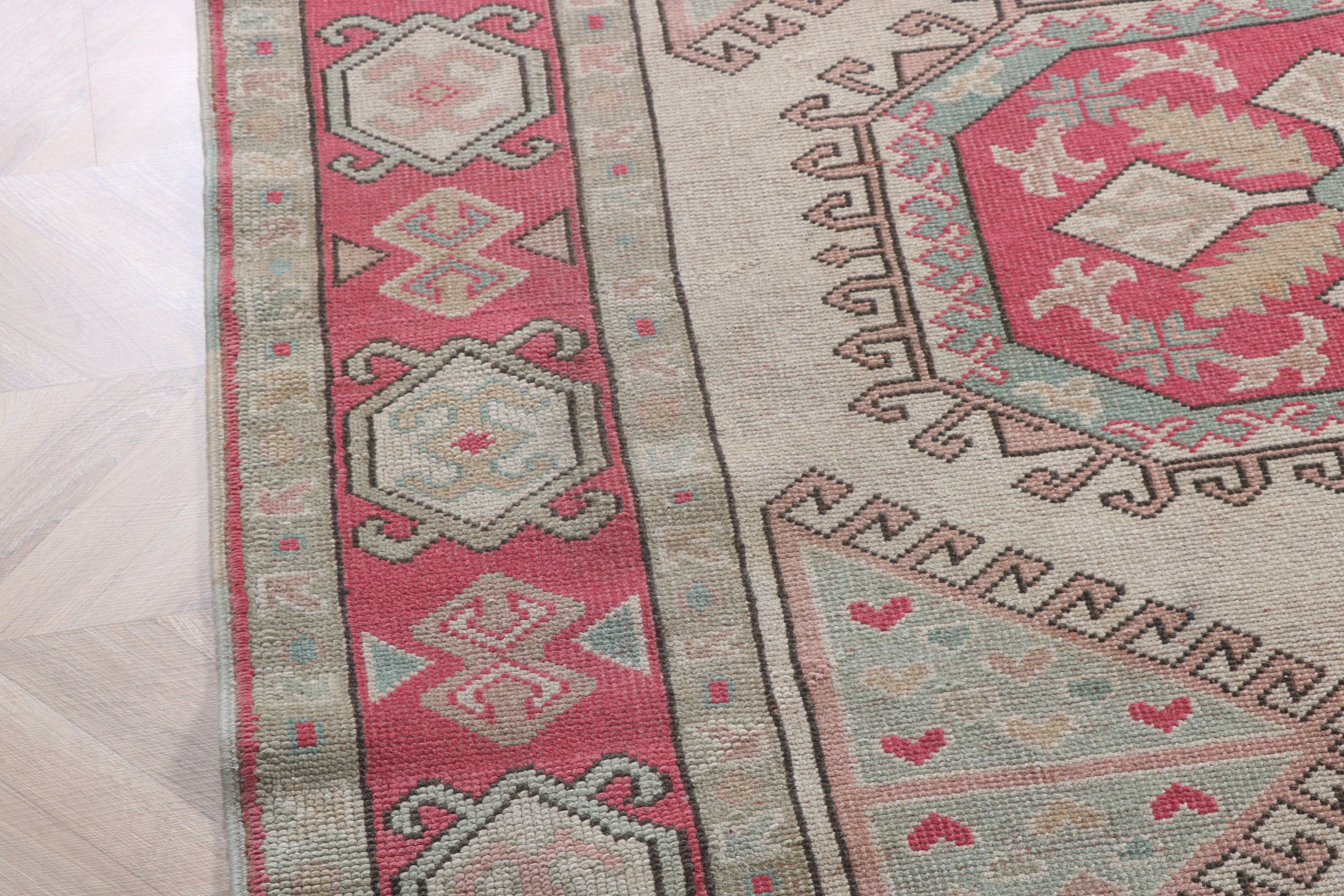 Türk Halısı, Boho Halıları, Oturma Odası Halısı, Pembe Oryantal Halılar, 5,2x7 ft Alan Halısı, Vintage Alan Halıları, Etnik Halılar, Vintage Halı, Fas Halıları