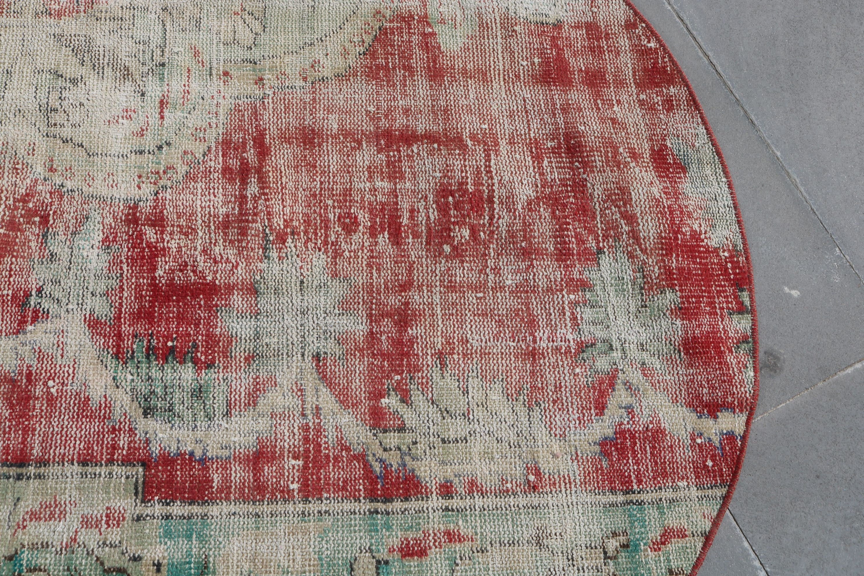 Rugs for Bedroom, 4.1x4.1 ft Accent Rug, Vintage Rug, Antique Rug, Nursery Rugs, Turkey Rug, Floor Rug, Entry Rugs, Turkish Rug, Cool Rugs