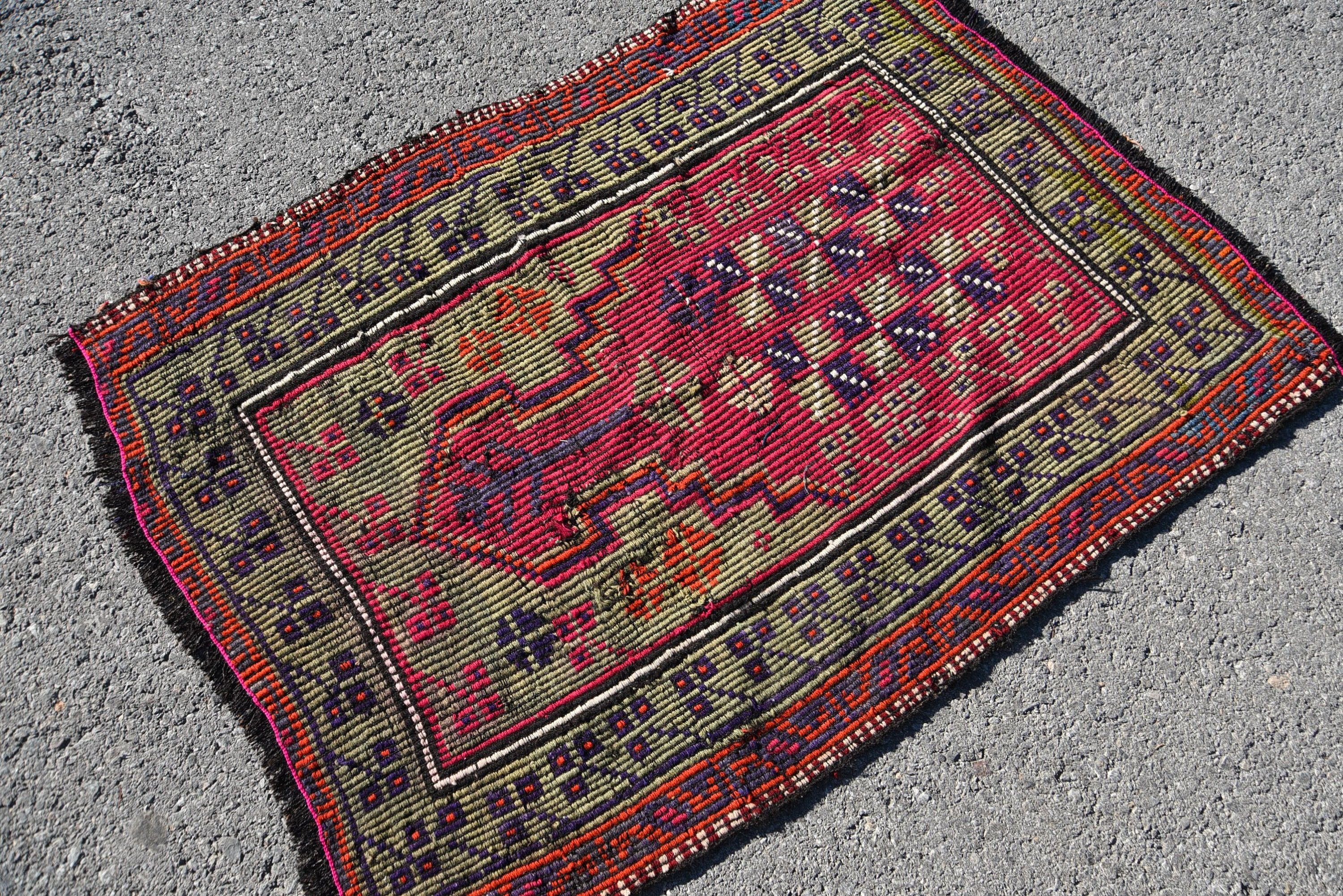 Vintage Halılar, Pastel Halı, Yatak Odası Halısı, Banyo Halısı, Türk Halıları, Giriş Halıları, Kilim, 2,9x3,9 ft Küçük Halı, Oryantal Halılar, Fas Halısı