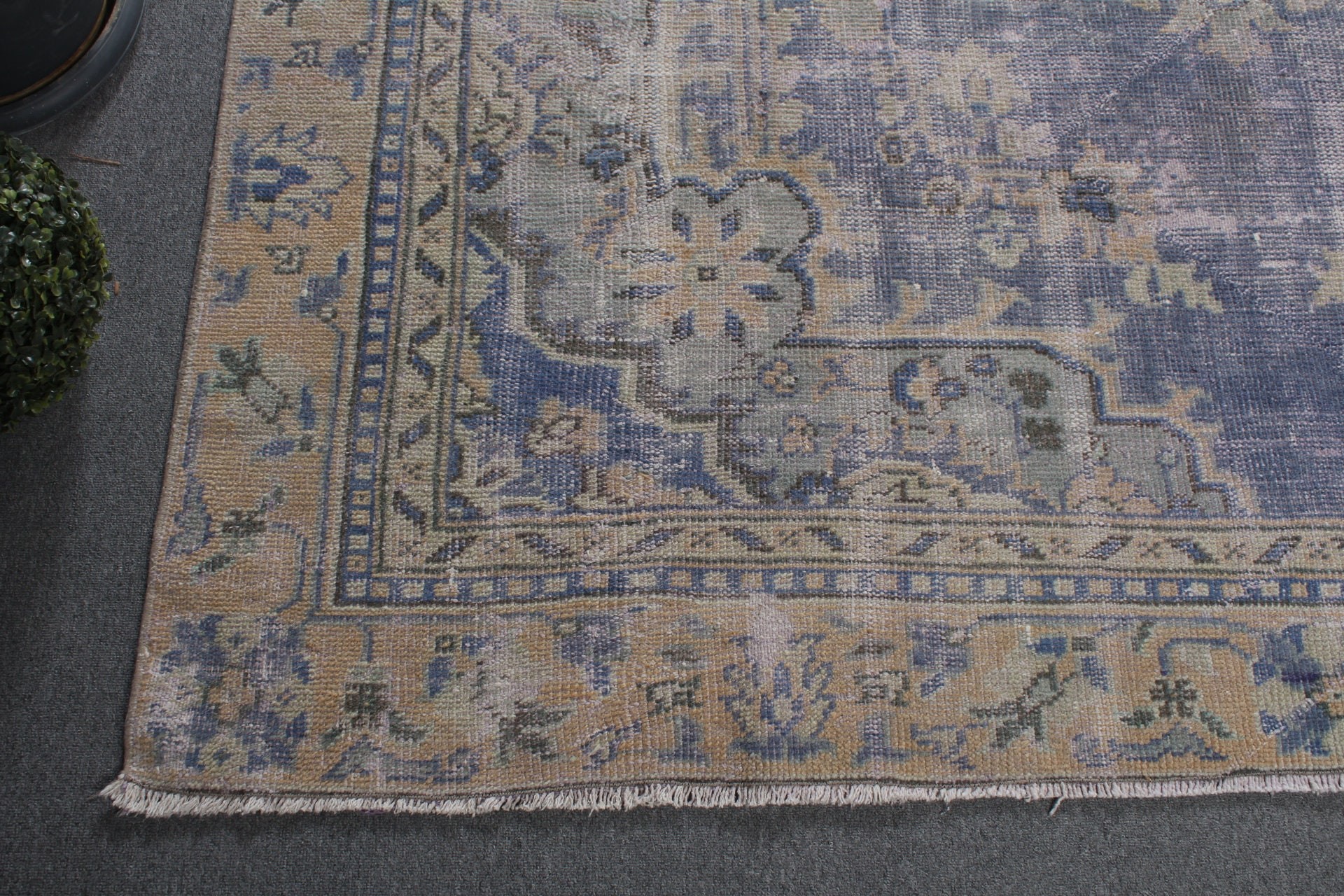 6.9x10.2 ft Oversize Rug, Vintage Rugs, Cool Rugs, Handmade Rugs, Dining Room Rugs, Turkish Rug, Blue Antique Rug, Antique Rug, Salon Rug