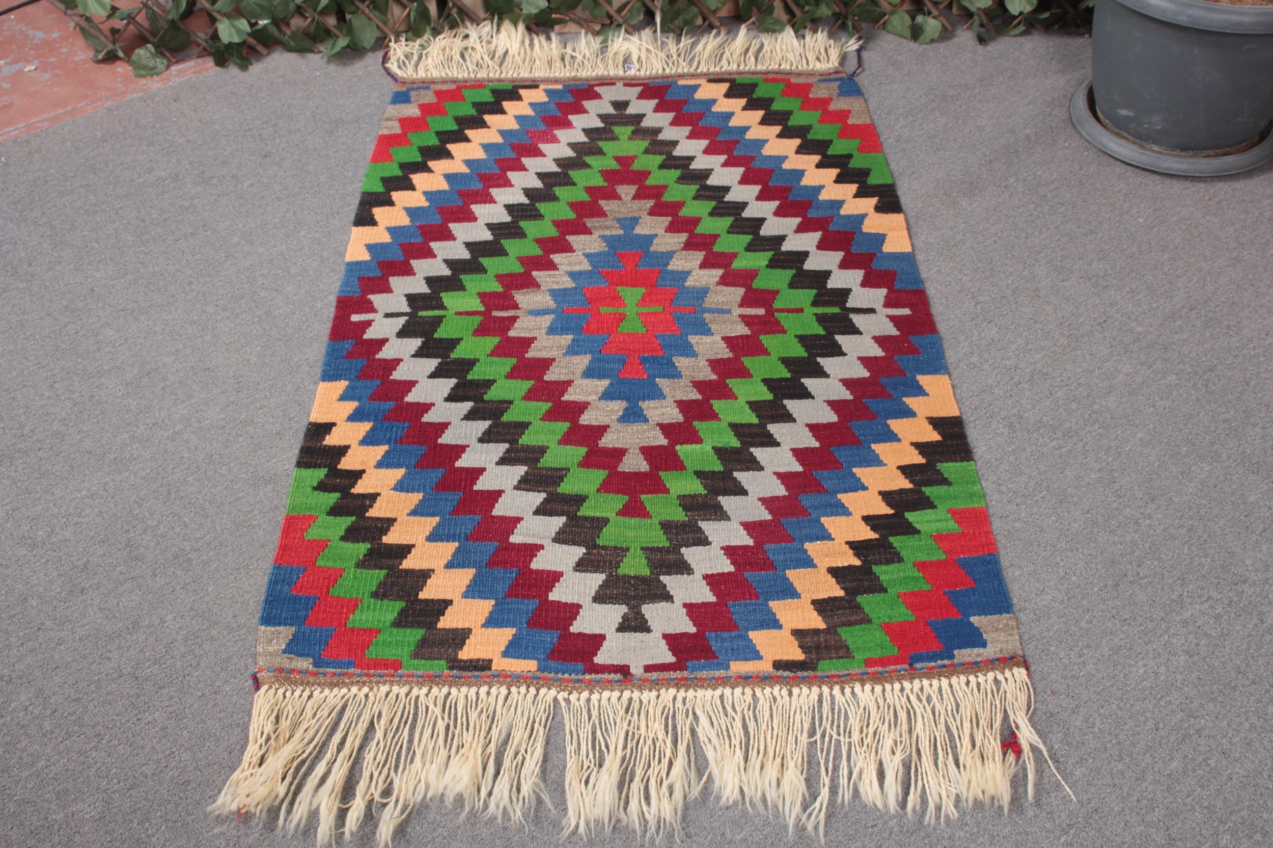 Türk Halısı, Yer Halısı, Vintage Halılar, Duvara Asılı Halılar, Gökkuşağı Ev Dekorasyonu Halıları, Yatak Odası Halıları, Kilim, Mutfak Halıları, 2,8x4,3 ft Küçük Halılar