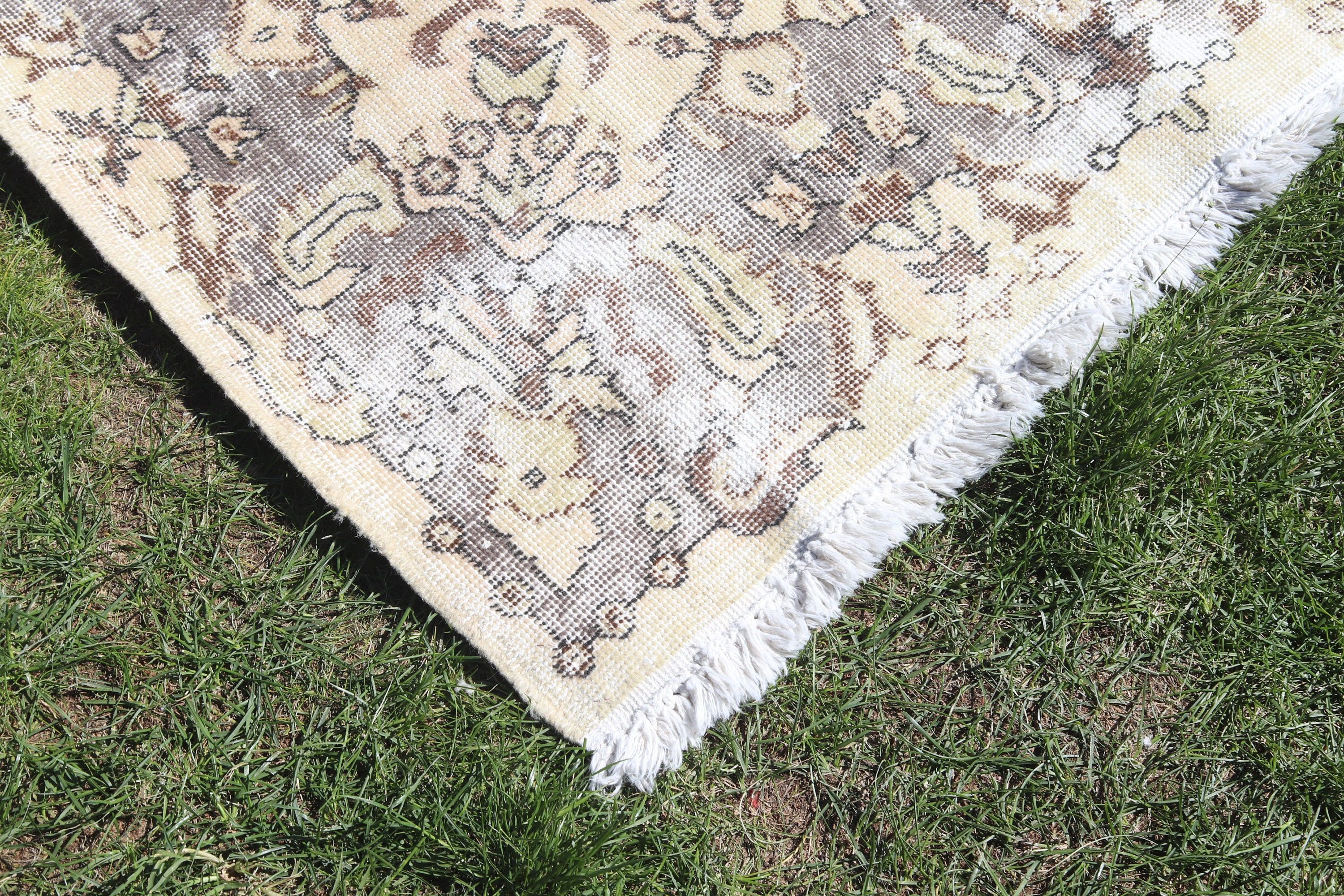 Vintage Rug, Large Vintage Rug, Outdoor Rugs, Beige Boho Rugs, Cool Rugs, Bedroom Rugs, 5.4x9.5 ft Large Rug, Turkish Rug, Dining Room Rug