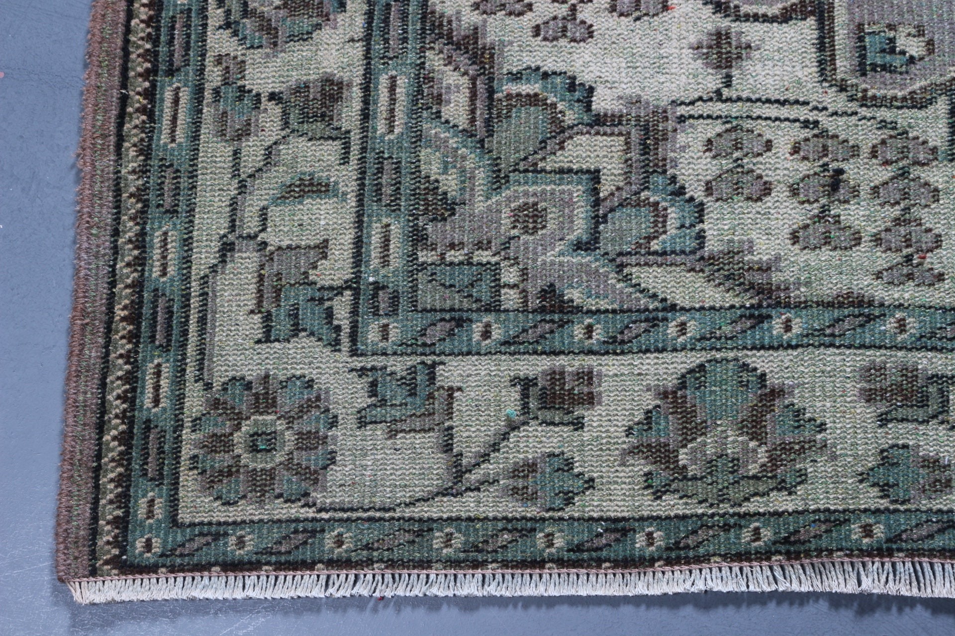 Oryantal Halılar, Salon Halısı, Türk Halısı, 5.8x9.2 ft Büyük Halı, Yatak Odası Halısı, Yeşil Antika Halı, Vintage Halı, Salon Halıları, Sanat Halısı, Havalı Halı