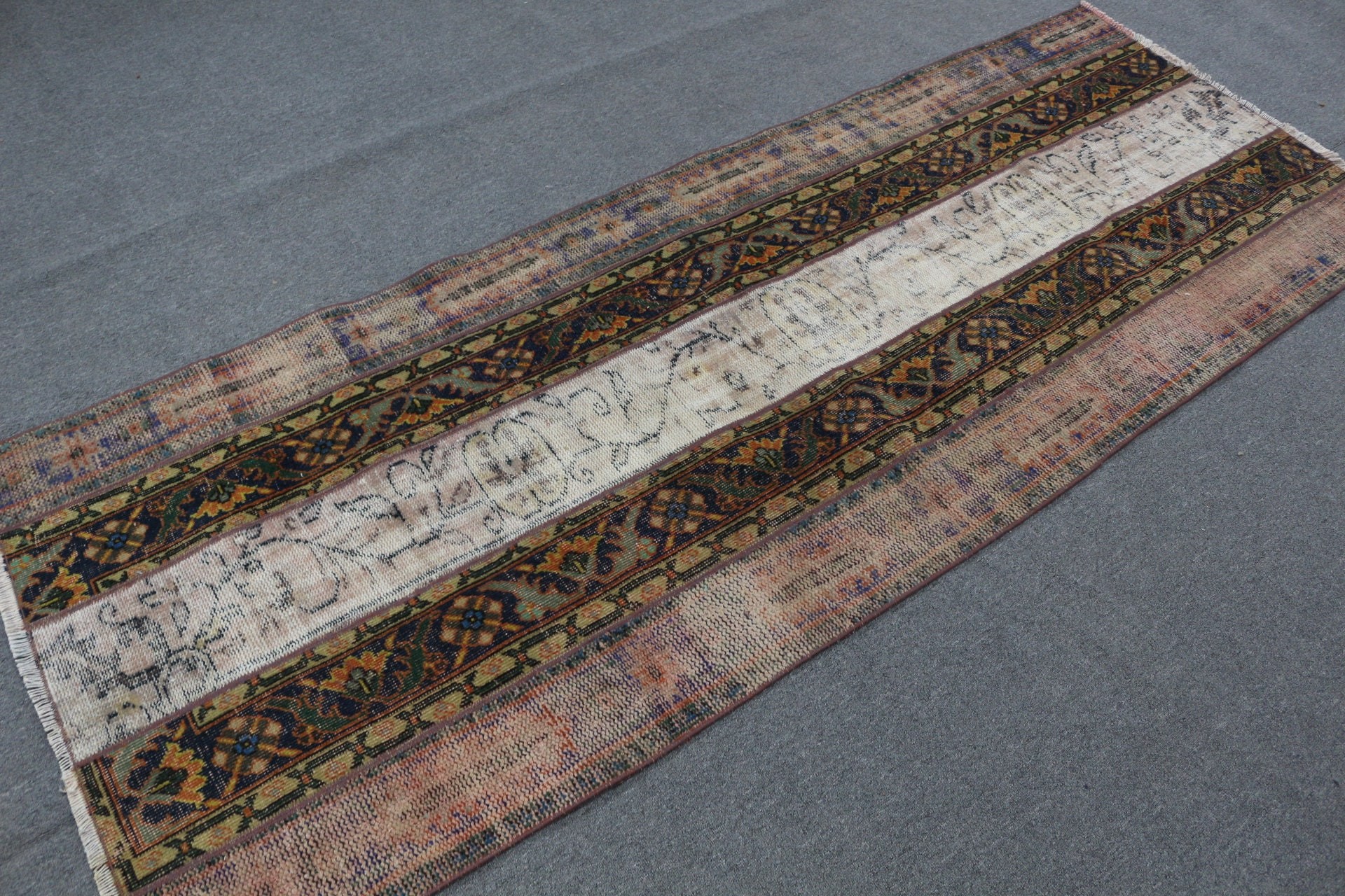 3x8 ft Runner Rug, Hallway Rug, Vintage Rug, Rugs for Hallway, Turkish Rugs, Brown Moroccan Rug, Moroccan Rugs, Outdoor Rugs, Kitchen Rugs