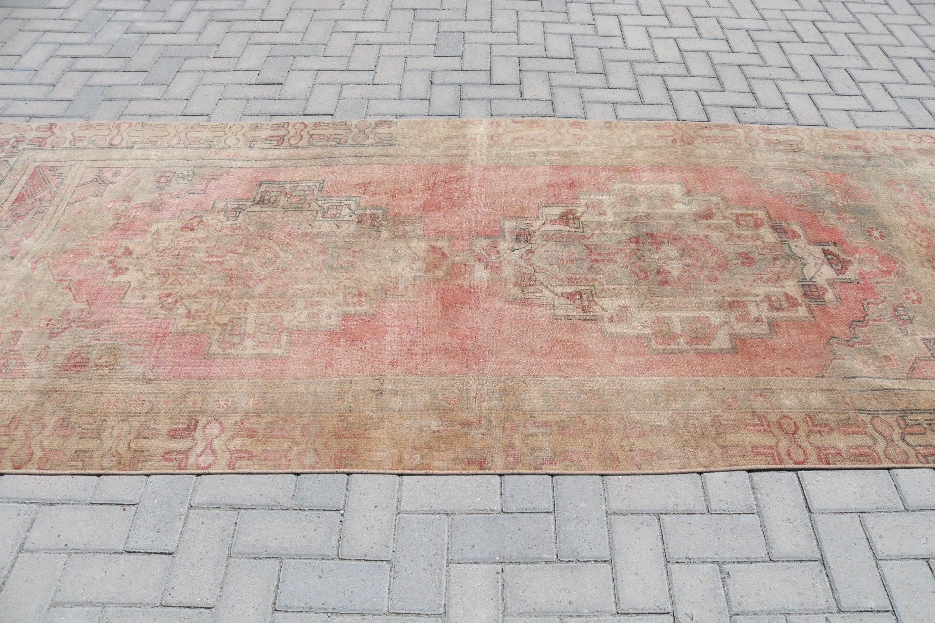 Living Room Rug, Vintage Rug, Salon Rug, Turkish Rug, Dorm Rug, Rugs for Dining Room, Moroccan Rugs, 4.3x10.7 ft Large Rugs, Oriental Rug