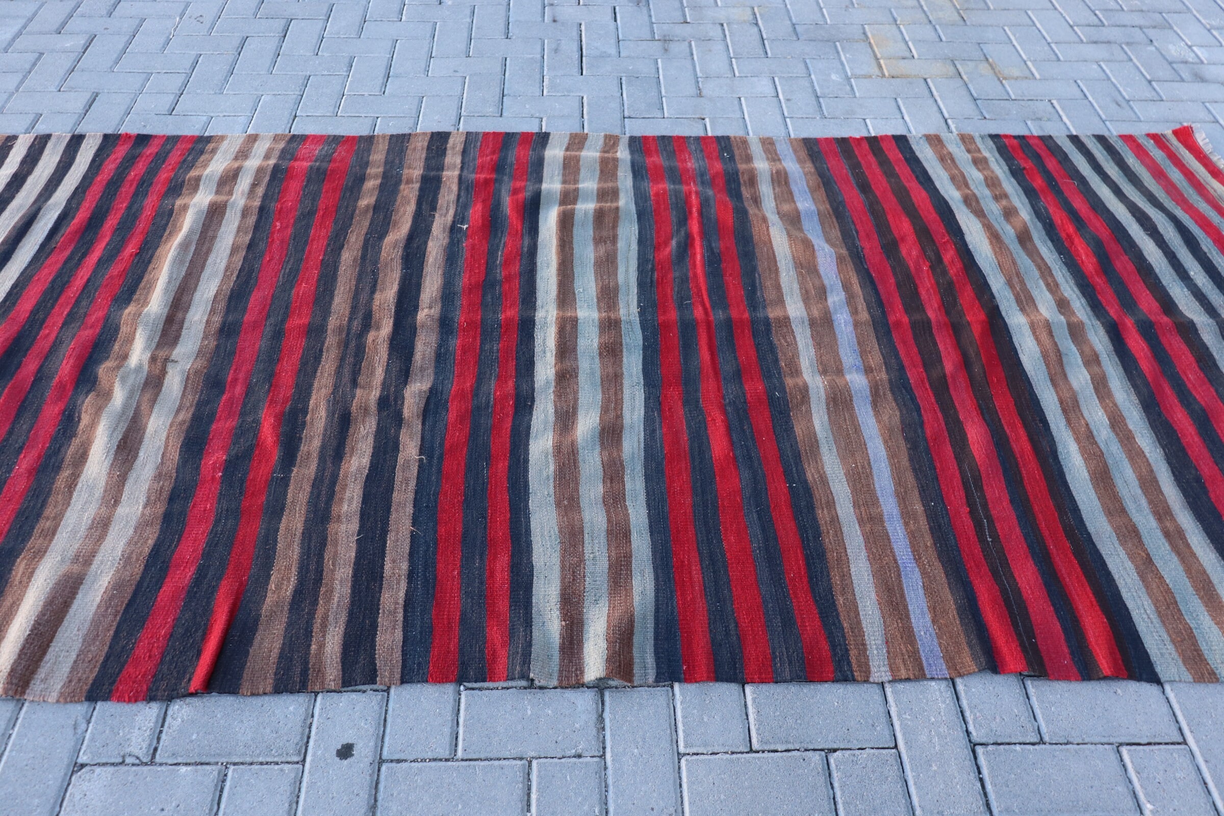 Kilim, Yer Halısı, Oturma Odası Halısı, Vintage Halılar, Fas Halıları, Kırmızı Mutfak Halıları, 4.6x10.4 ft Büyük Halılar, Salon Halısı, Türk Halısı, Retro Halı