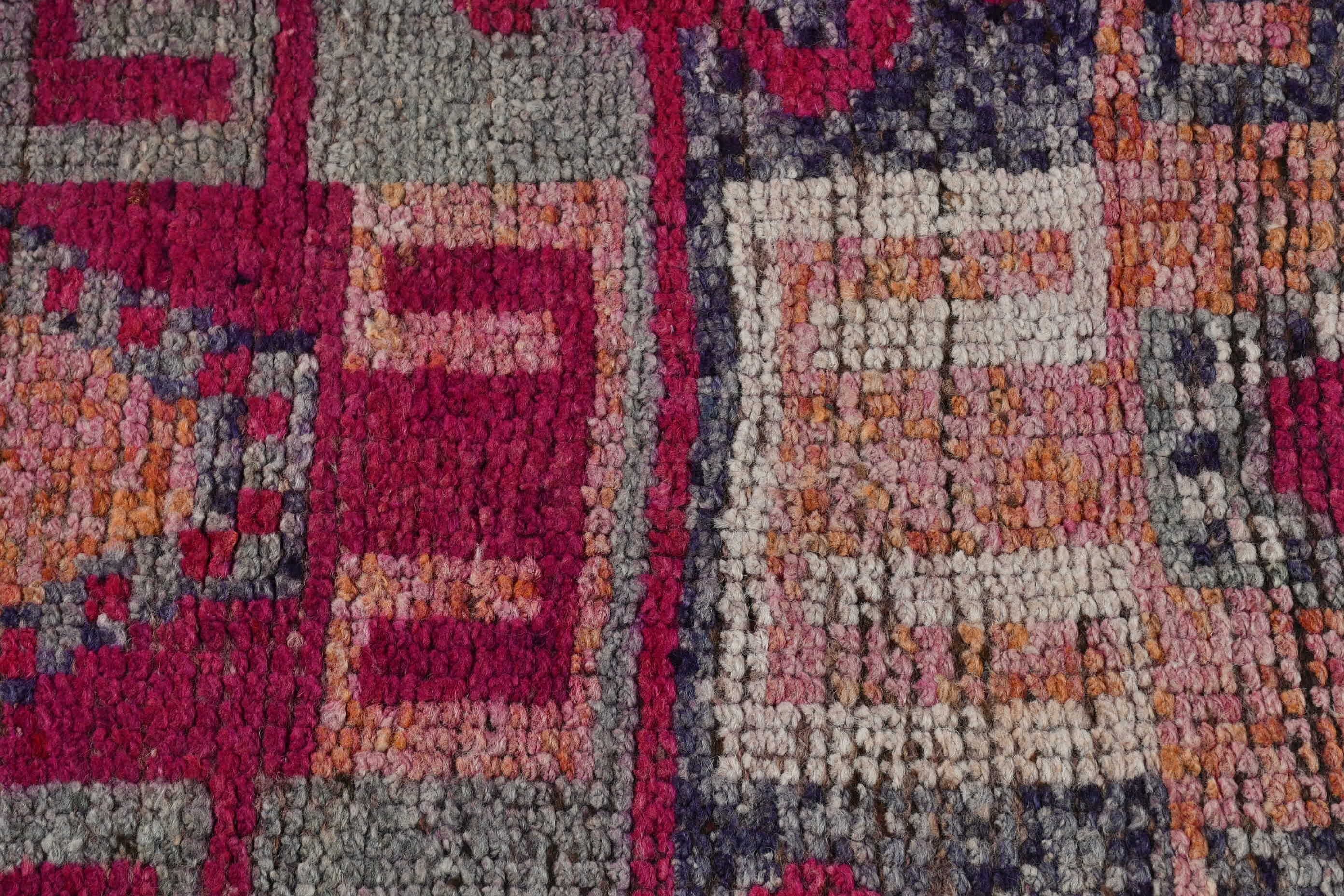 Vintage Halılar, Merdiven Halısı, Pembe Antika Halı, Türk Halıları, 2,9x11,8 ft Runner Halısı, Mutfak Halıları, Havalı Halılar, Merdiven Halıları, Fas Halıları