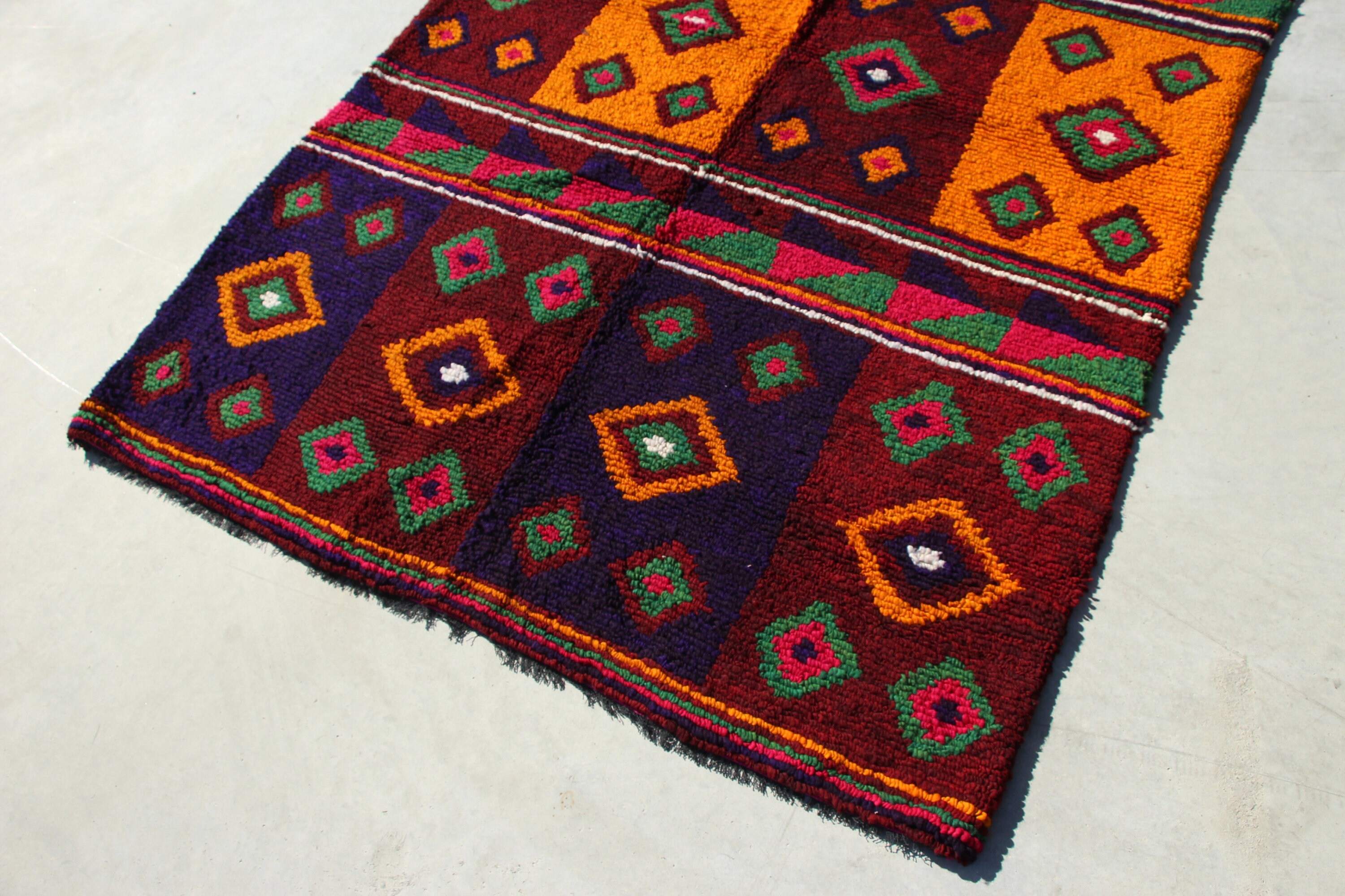 Yatak odası Kilim, Ev Kilim, 143x209 cm Oturma odası Kilim, Mutfak Kilim, Oturma Odası Kilim, Antik Kilim, Türk Kilim, Mor Fas Kilim