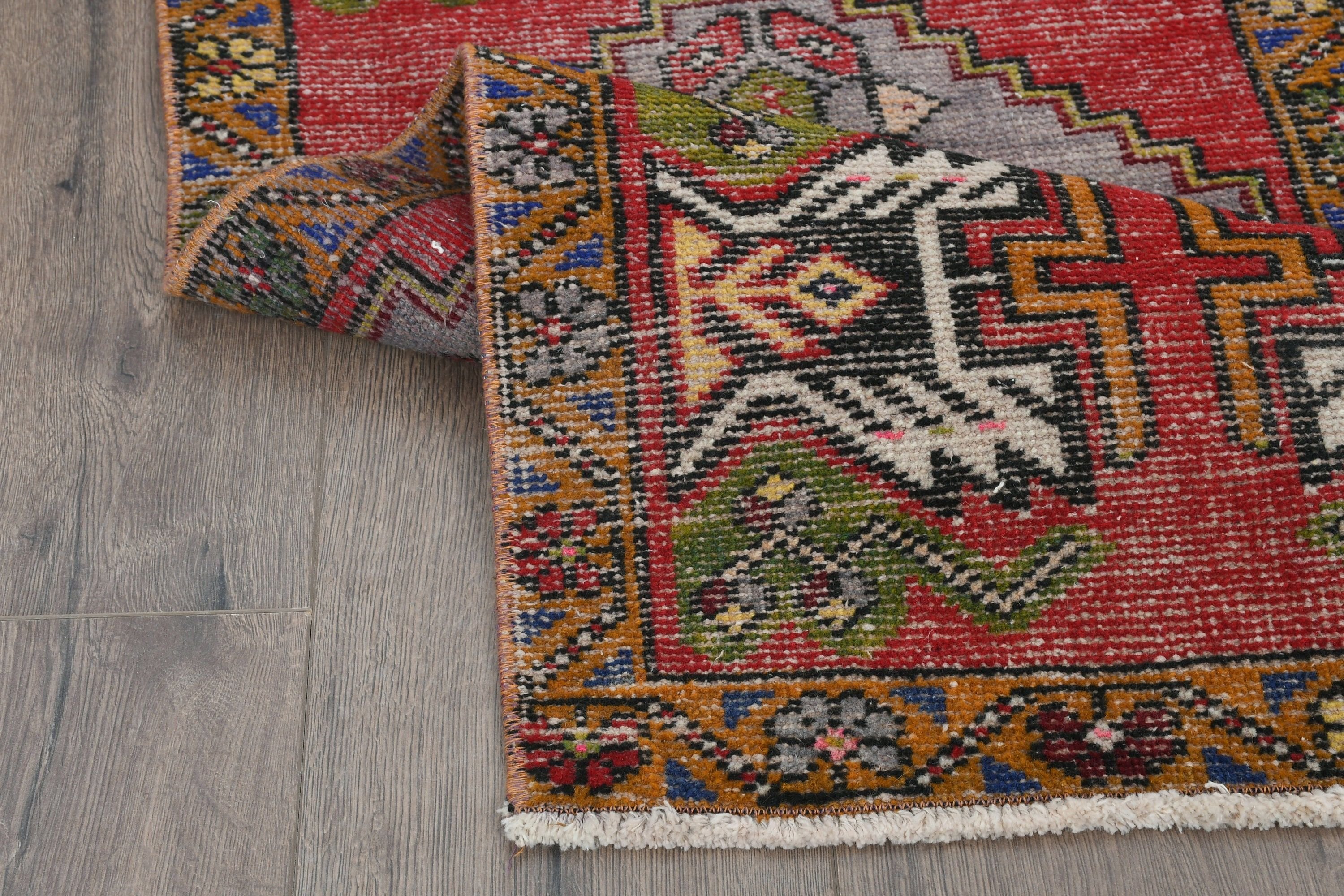Oriental Rug, Rugs for Bedroom, 1.7x3.3 ft Small Rug, Red Moroccan Rugs, Bath Rugs, Turkish Rugs, Antique Rug, Vintage Rug, Nursery Rugs