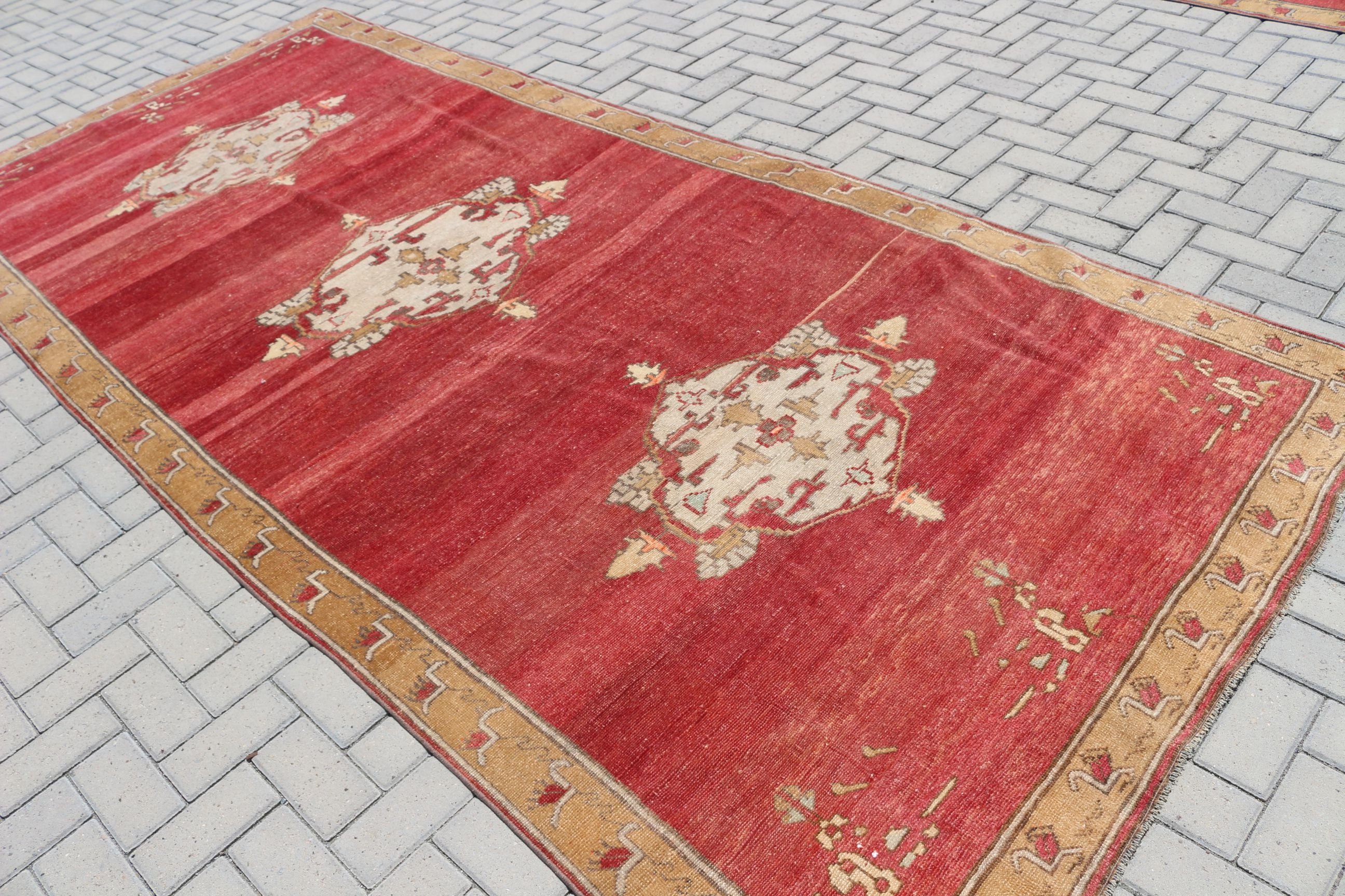 Turkish Rug, Dining Room Rug, 5.3x11.9 ft Large Rugs, Red Kitchen Rug, Natural Rug, Moroccan Rug, Floor Rugs, Living Room Rug, Vintage Rug