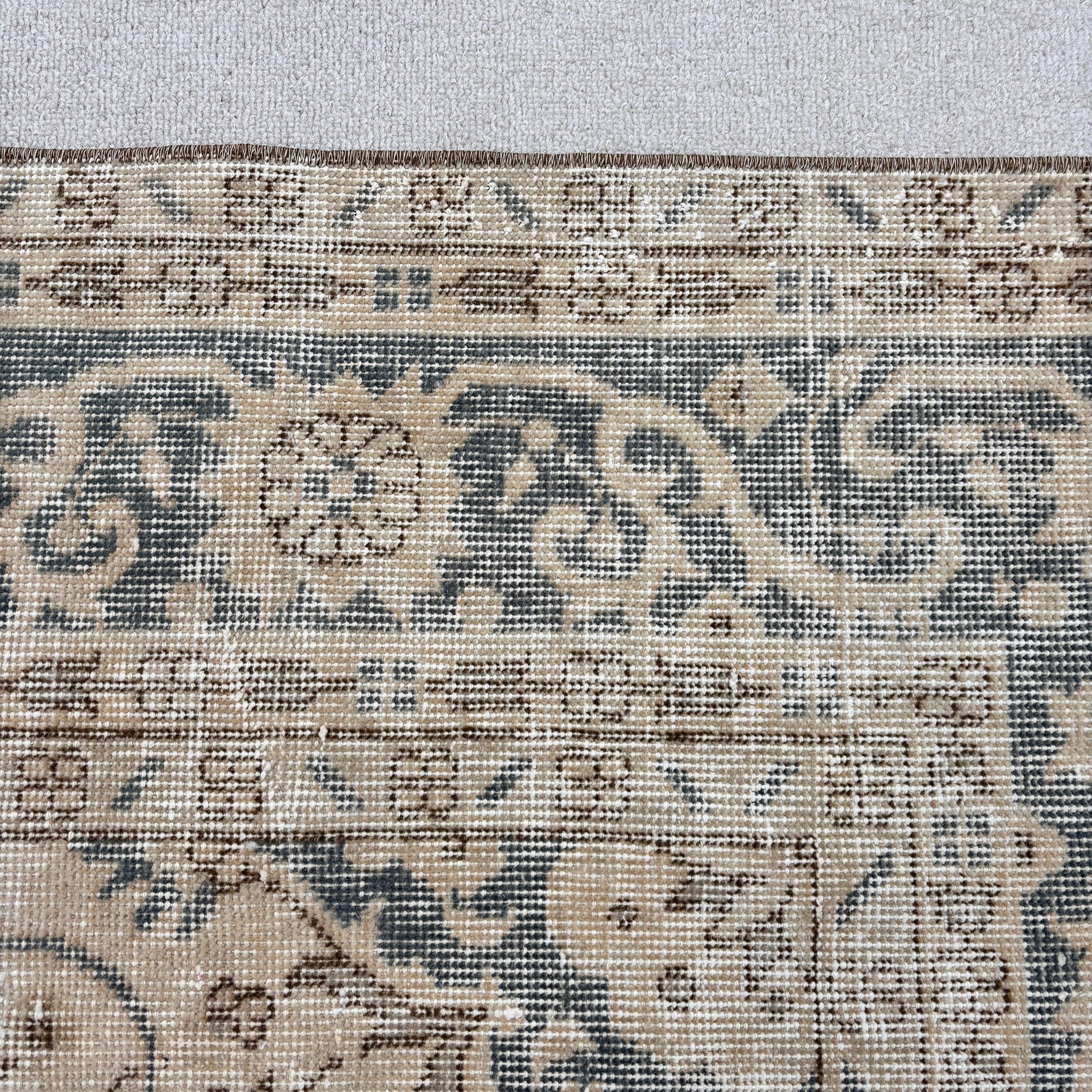 Beige Cool Rug, Vintage Rugs, Turkish Rugs, 7.2x10.3 ft Oversize Rugs, Wool Rug, Handwoven Rug, Dining Room Rugs, Oversize Vintage Rugs