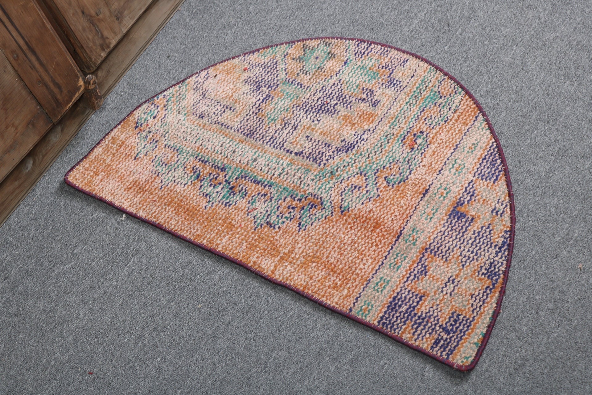 Car Mat Rug, Cool Rugs, Modern Rugs, Orange Antique Rugs, Ethnic Rugs, 2.5x1.5 ft Small Rugs, Vintage Rug, Small Boho Rugs, Turkish Rugs