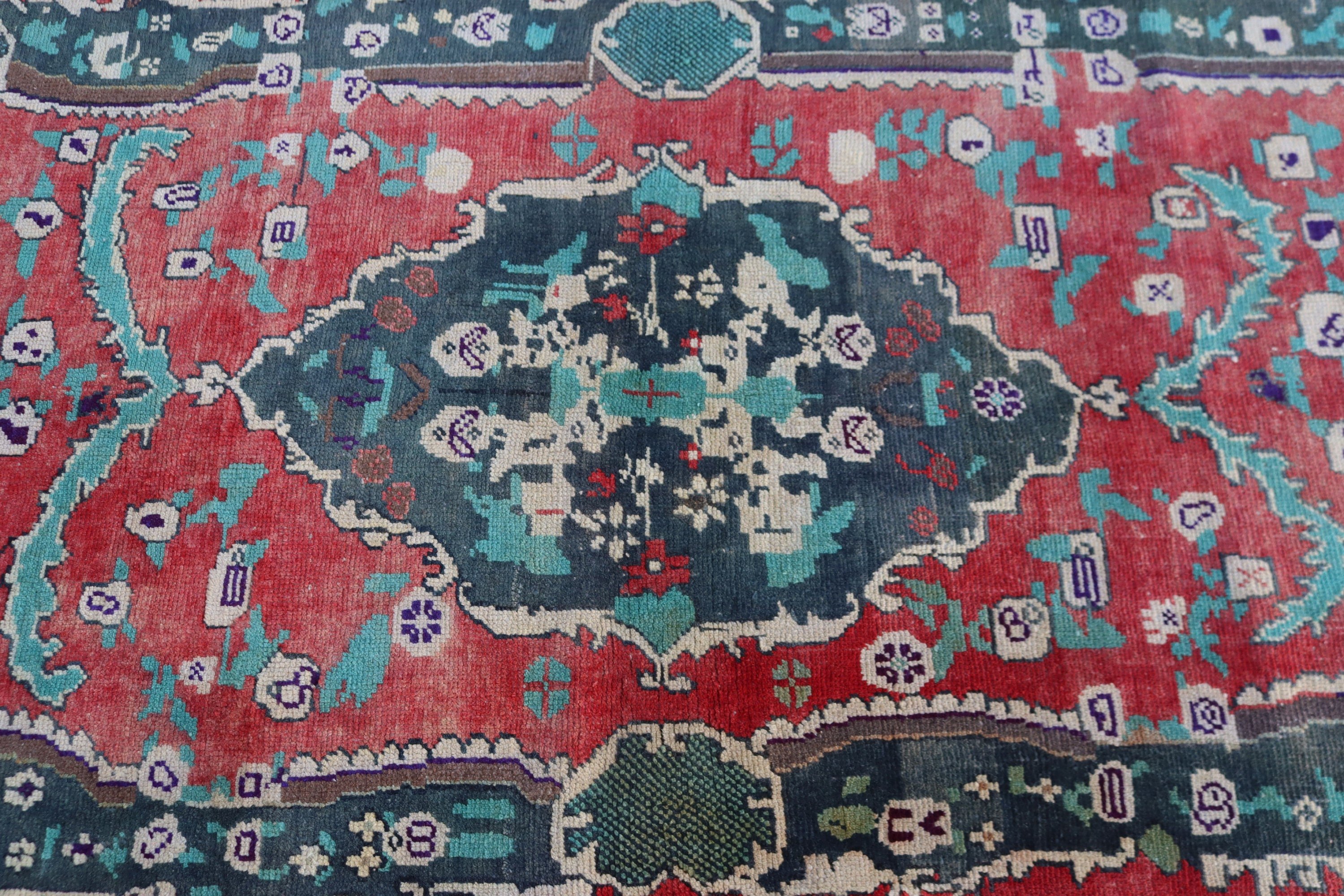 Düz Dokuma Halı, 3.1x6 ft Aksan Halı, Kırmızı Açıklama Halıları, Giriş Halısı, Türk Halısı, Vintage Halılar, Çocuk Odası Halıları, Yatak Odası Halıları, Oushak Halıları