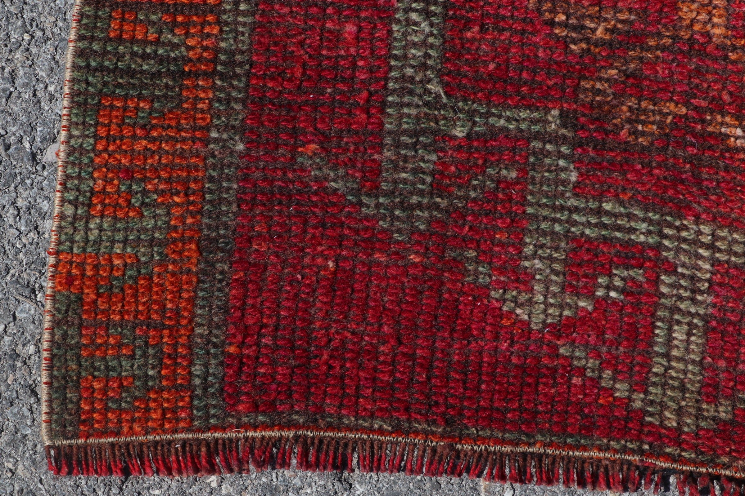 Anatolian Rug, Turkish Rug, Ethnic Rug, Rugs for Runner, Bedroom Rugs, Vintage Rug, Red Floor Rugs, 2.9x11.4 ft Runner Rug, Stair Rug