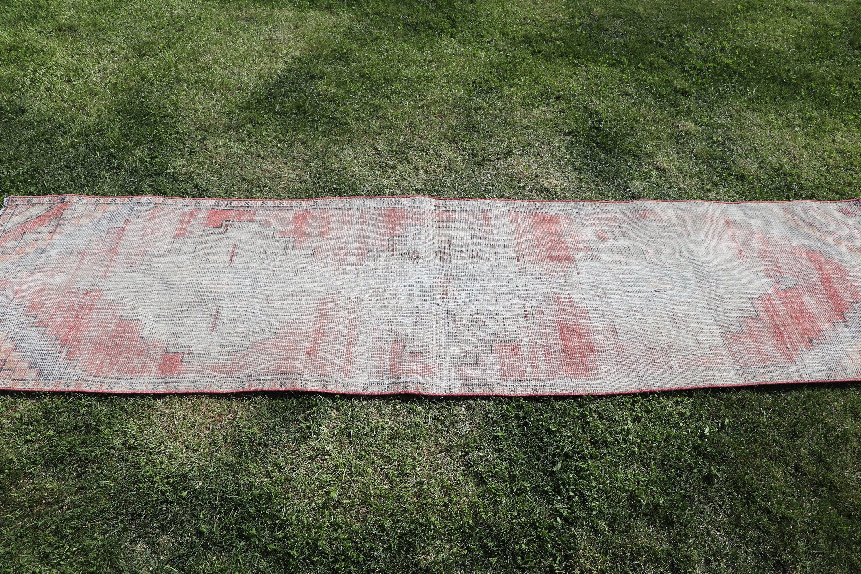 Long Runner Rugs, Turkish Rug, Red Floor Rug, Boho Rugs, Rugs for Hallway, Bohemian Rugs, Bedroom Rug, 2.3x8.3 ft Runner Rugs, Vintage Rugs