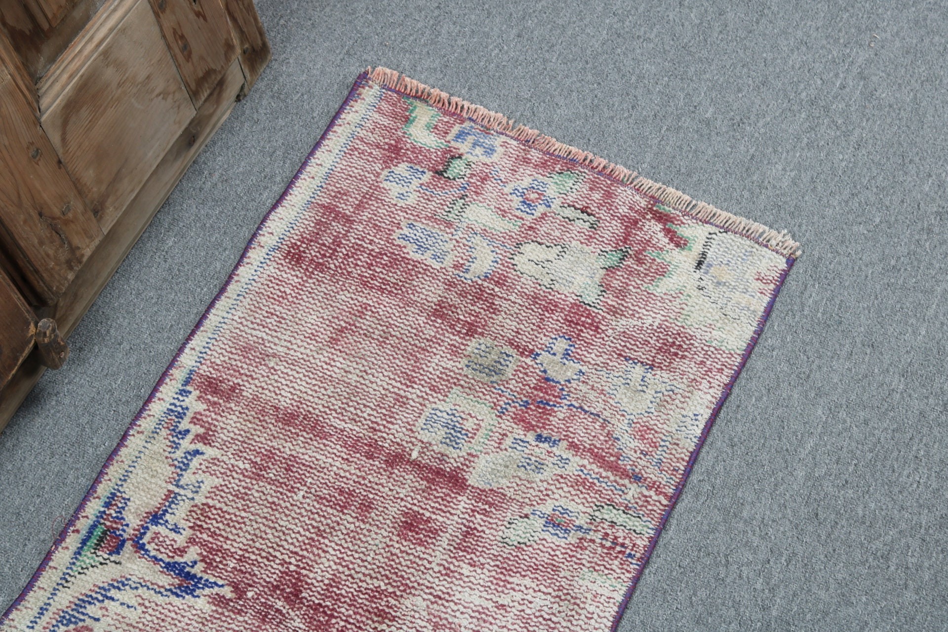 Purple Neutral Rug, Vintage Rug, Modern Rug, Rugs for Bath, Bedroom Rug, 1.6x3.4 ft Small Rug, Luxury Rugs, Turkish Rugs, Bath Rugs