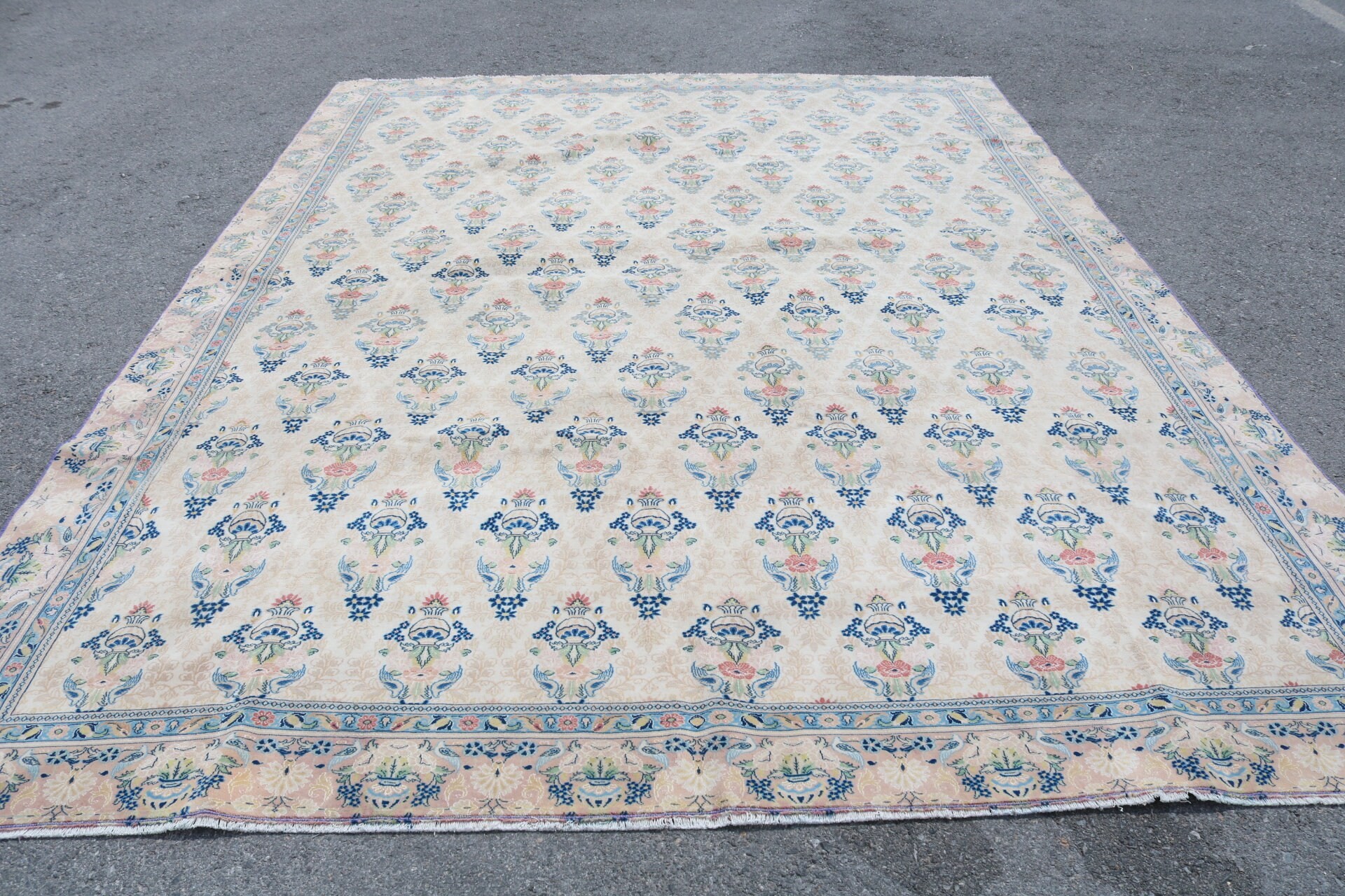 Pale Rugs, Cool Rug, Saloon Rug, Colorful Rugs, 8.9x11.9 ft Oversize Rug, Turkish Rugs, Rugs for Dining Room, Salon Rug, Vintage Rugs