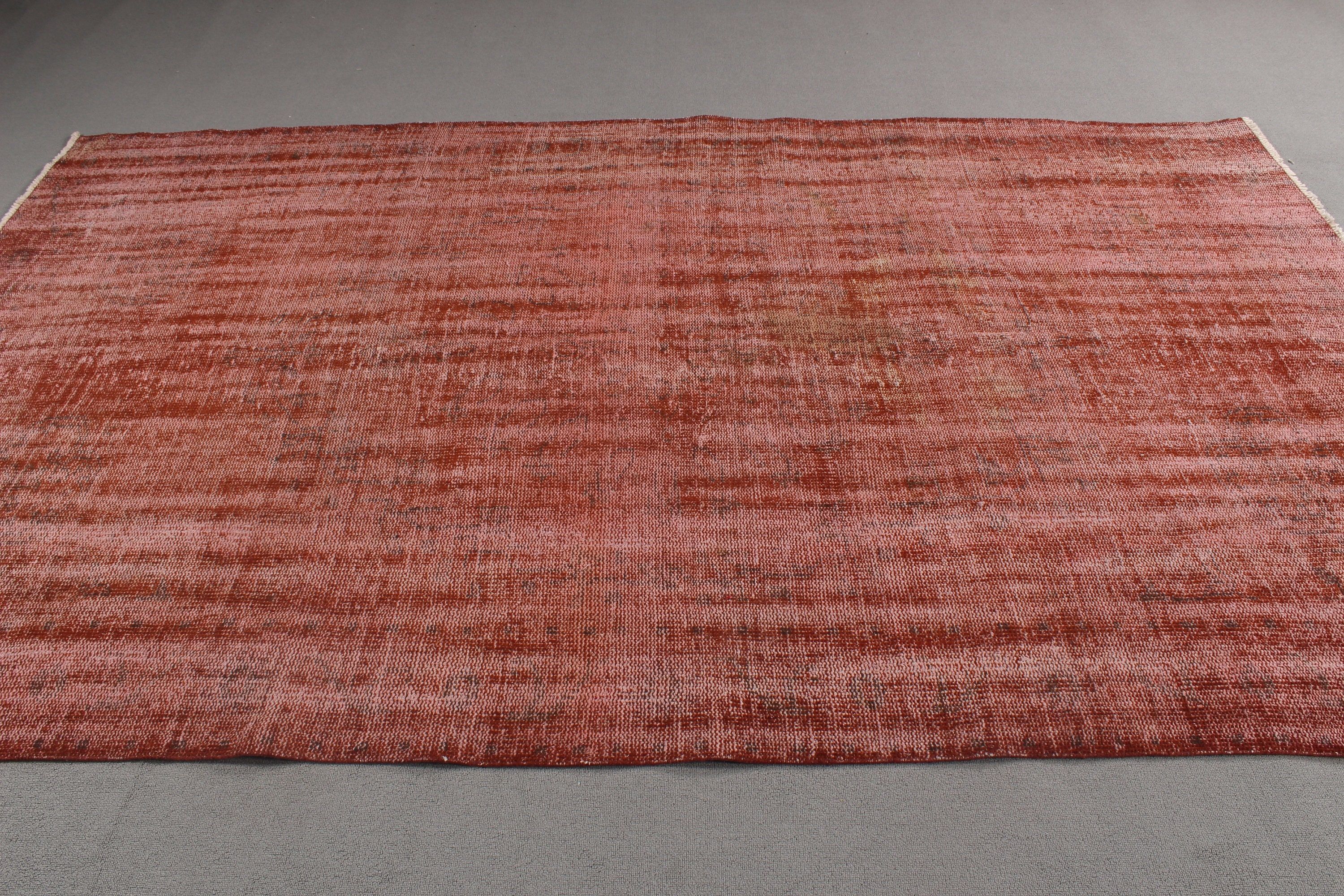 Türk Halısı, Büyük Boho Halısı, Oturma Odası Halıları, Pembe Antika Halı, 5.7x9.5 ft Büyük Halı, Anadolu Halısı, Vintage Halılar