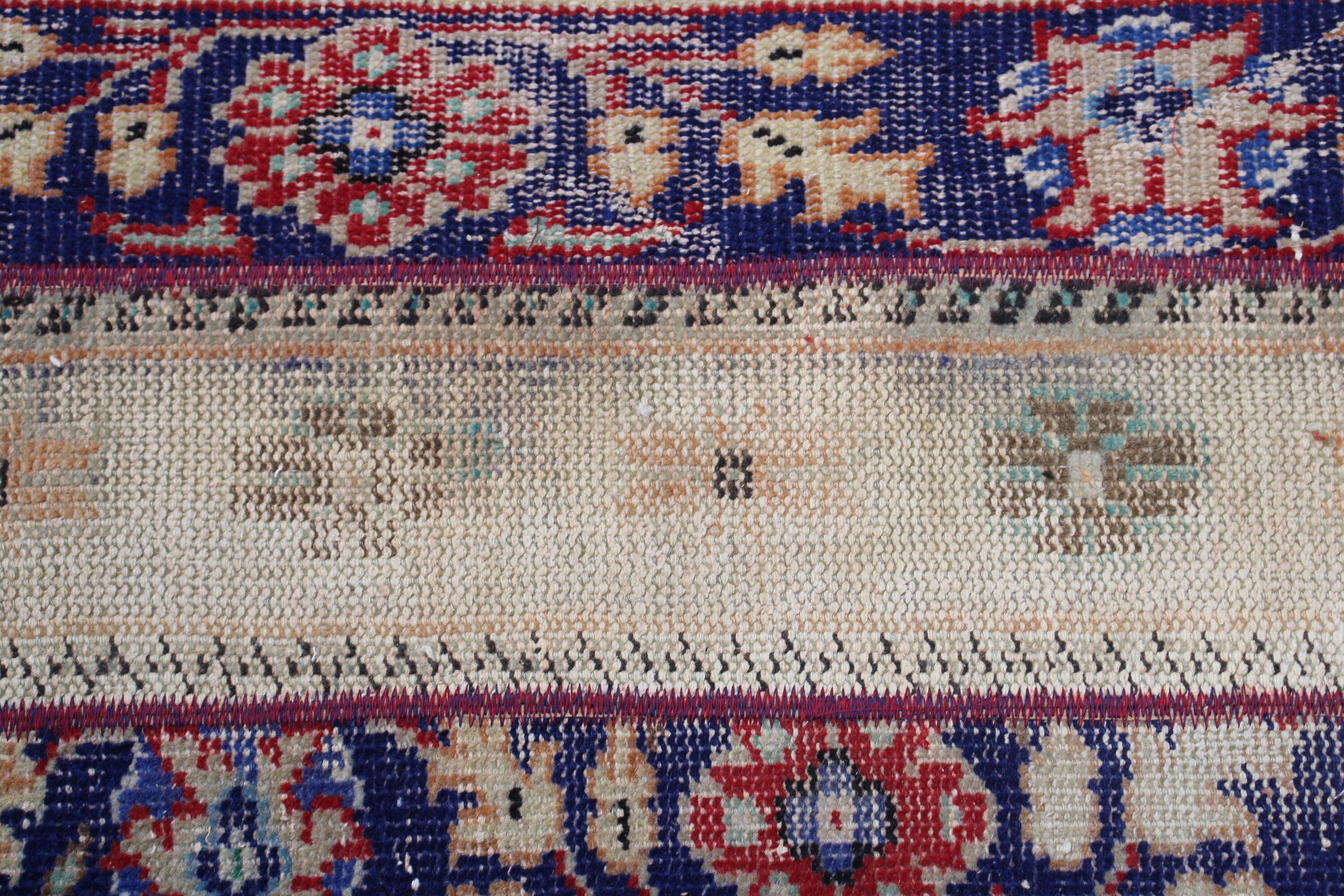 Araba Paspas Halıları, 1.8x3.2 ft Küçük Halı, Bej Ev Dekorasyonu Halıları, Vintage Halılar, Düz Dokuma Halı, Oryantal Halı, Küçük Vintage Halı, Türk Halıları