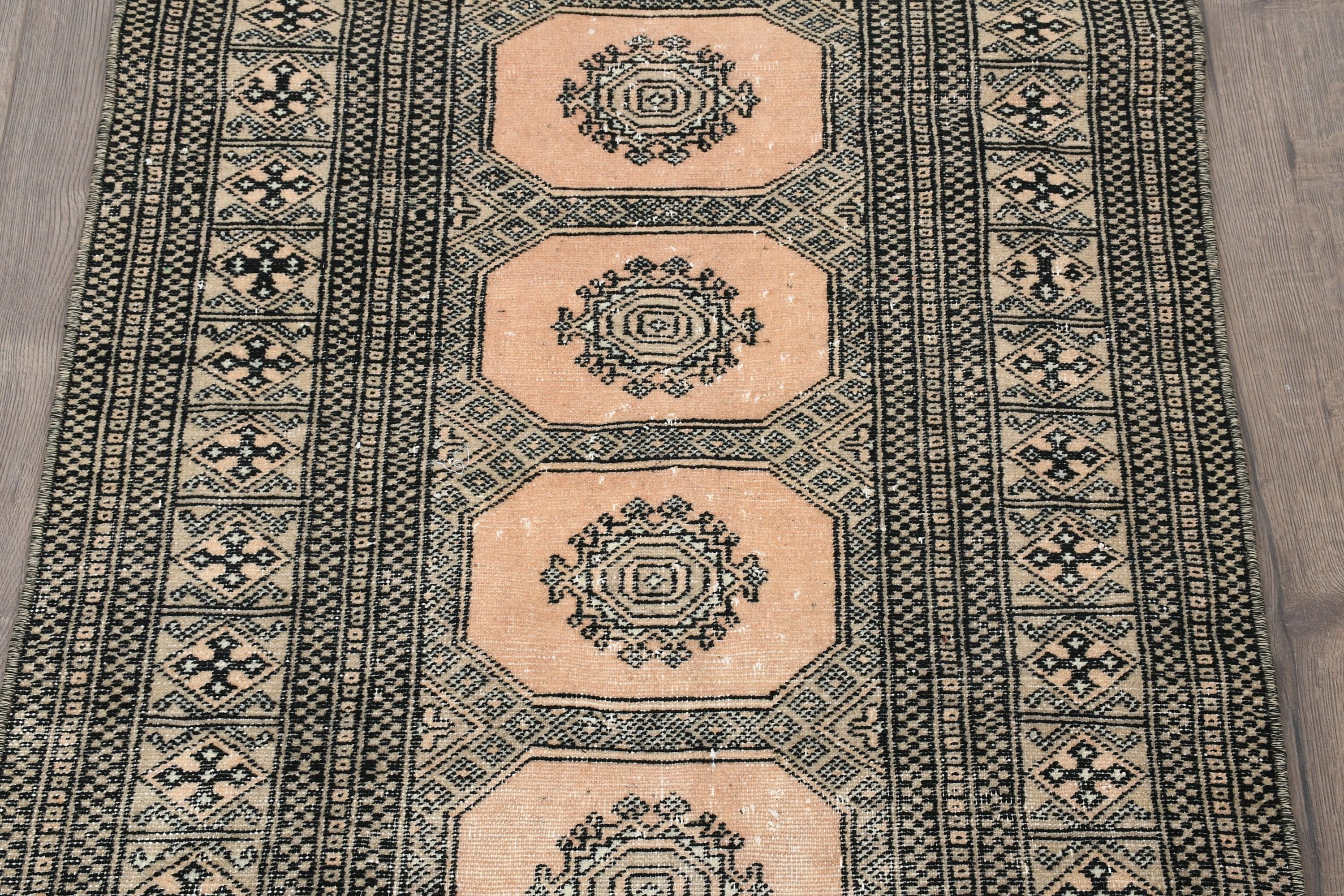 Siyah Antika Halı, Türk Halıları, Havalı Halı, Merdiven Halıları, Vintage Halılar, Mutfak Halıları, 2.6x8.6 ft Runner Halıları, Vintage Dekor Halısı, Yün Halı