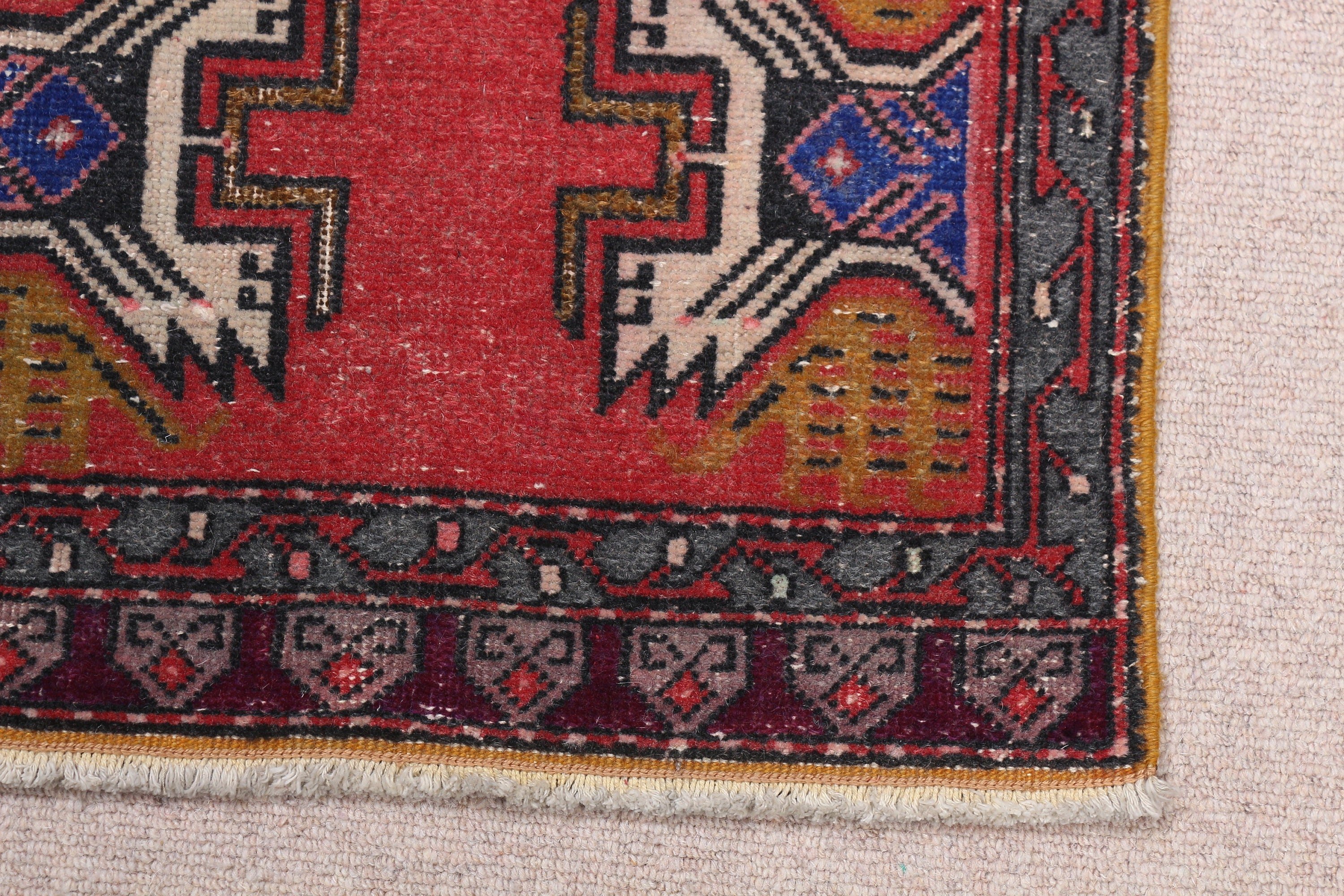 Vintage Rugs, Home Decor Rug, Entry Rug, 1.7x3.3 ft Small Rug, Kitchen Rug, Rugs for Nursery, Turkish Rug, Door Mat Rug, Red Floor Rugs