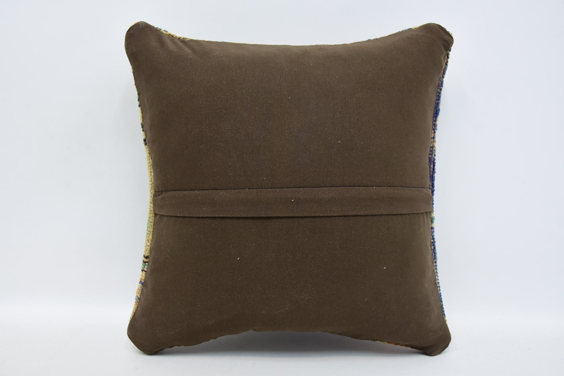 Home Decor Pillow, Antique Pillows, Morroccon Kilim Cushion Pillow, Oriental Pillow Case, Boho Pillow, 16"x16" Beige Pillow
