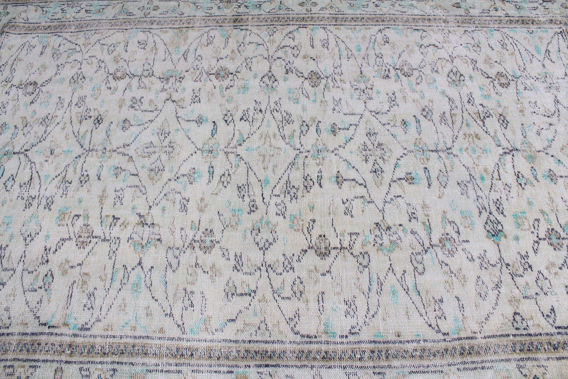 Vintage Halılar, Bej Havalı Halılar, Antika Halı, Anadolu Halıları, 5.5x8.2 ft Büyük Halı, Oturma Odası Halısı, Türk Halısı, Yatak Odası Halısı, Dekoratif Halı