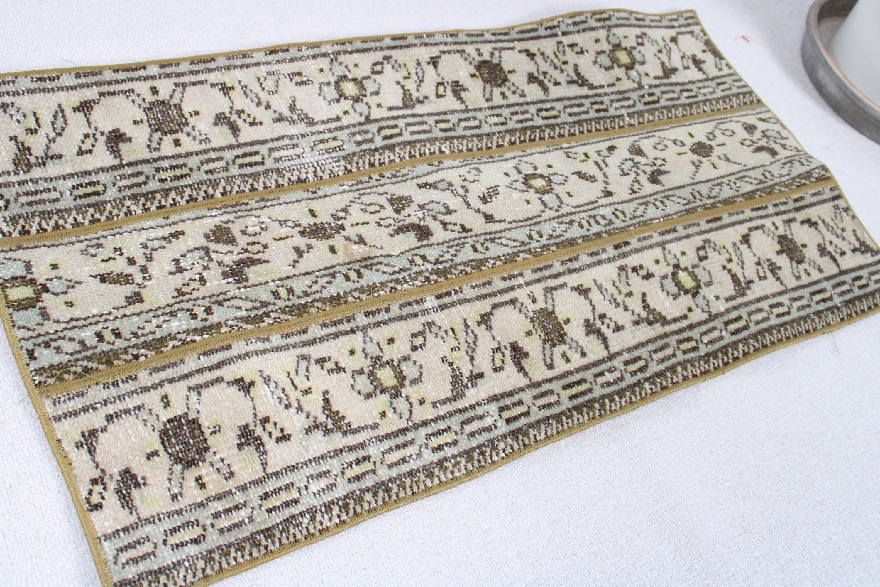 Floor Rugs, Nursery Rugs, Beige Bedroom Rug, 1.6x3.2 ft Small Rugs, Turkish Rug, Door Mat Rugs, Bohemian Rugs, Vintage Rugs