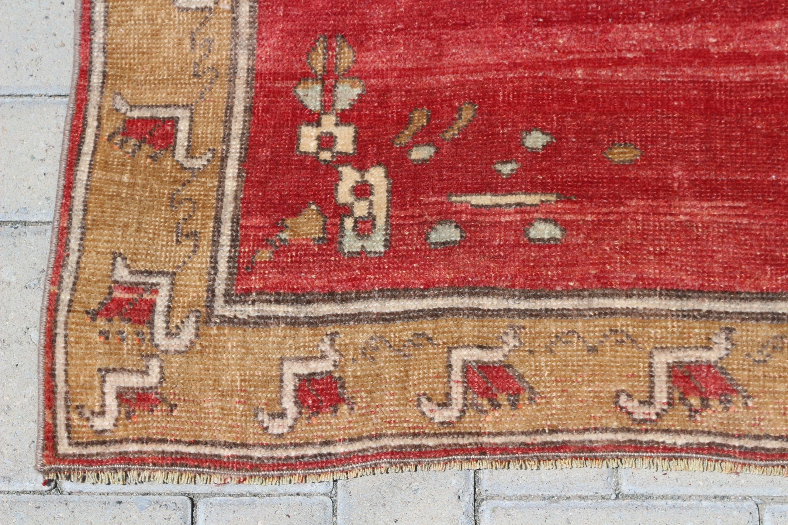 Turkish Rug, Dining Room Rug, 5.3x11.9 ft Large Rugs, Red Kitchen Rug, Natural Rug, Moroccan Rug, Floor Rugs, Living Room Rug, Vintage Rug