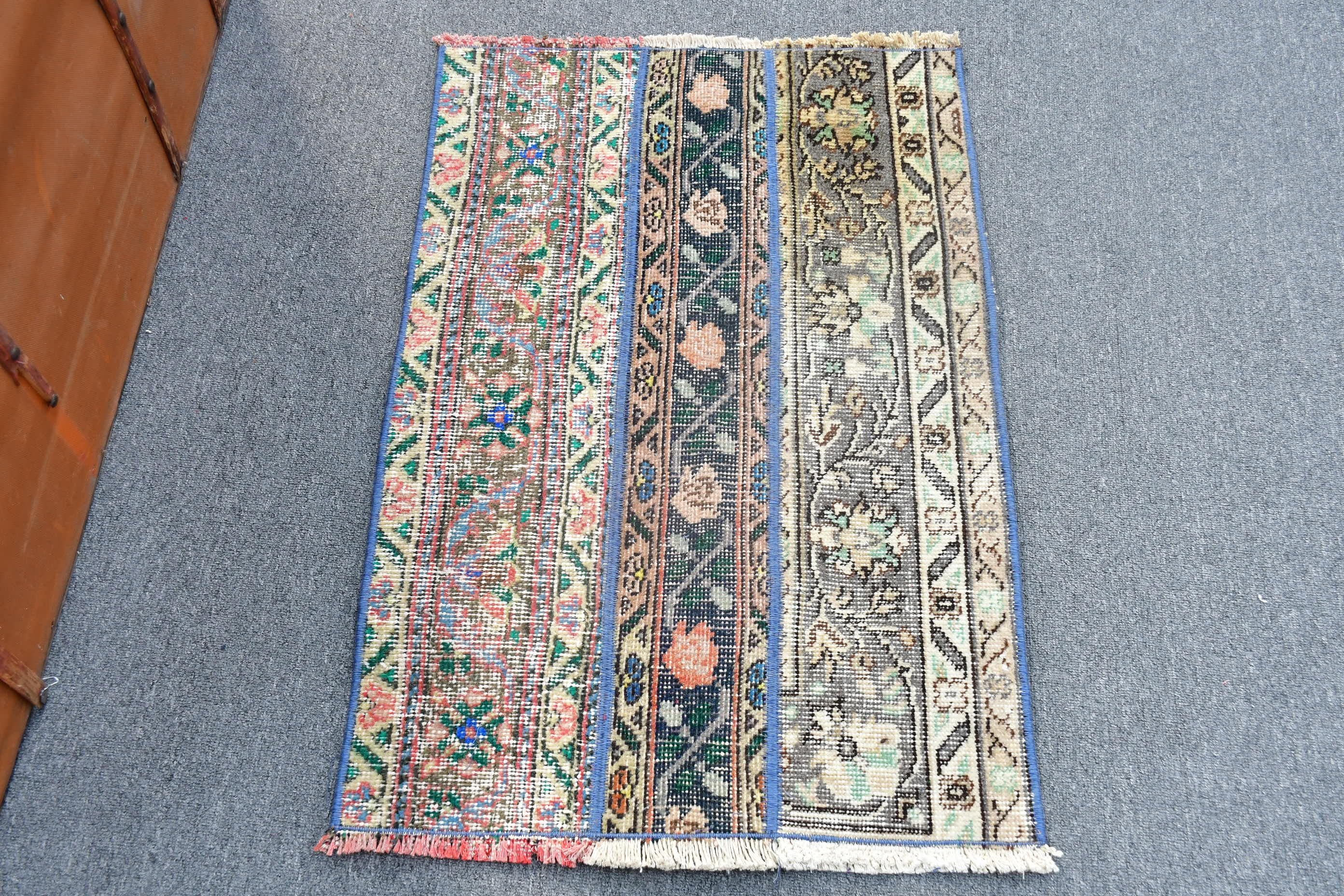 Mutfak Halıları, Giriş Halıları, Türk Halısı, Vintage Halı, Vintage Dekor Halısı, Mutfak Halıları, 1.9x2.8 ft Küçük Halı, Göçebe Halıları, Anadolu Halısı