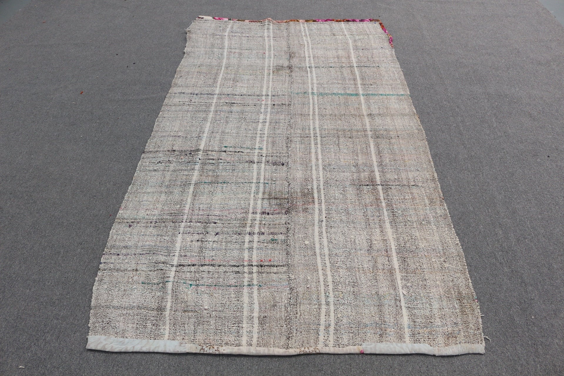 Yün Halılar, Kilim, Antika Halı, Türk Halıları, Vintage Halı, Yemek Odası Halıları, Bej Ev Dekorasyonu Halıları, Mutfak Halısı, 4.2x7.9 ft Alan Halısı