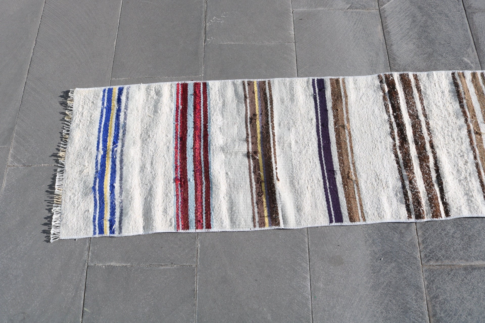 Vintage Rugs, Turkish Rug, Oushak Rug, Kitchen Rug, 1.6x6.9 ft Runner Rugs, Rugs for Hallway, Anatolian Rug, Tribal Turkish Rug Rugs
