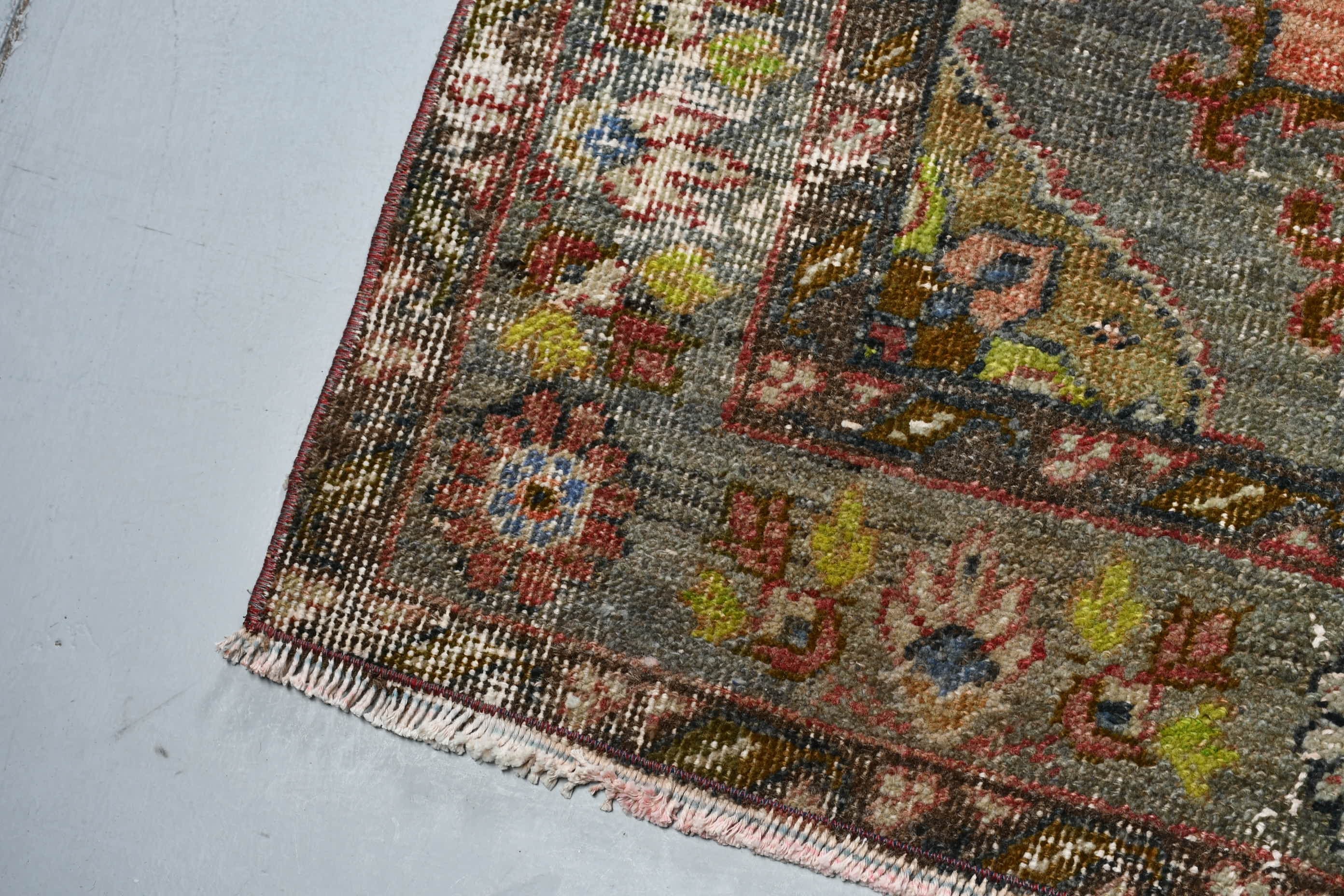 Türk Halıları, Koridor Halısı, Merdiven Halıları, 4.4x12.1 ft Runner Halısı, Ev Dekorasyonu Halısı, Antika Halılar, Vintage Halı, Kırmızı Soğuk Halı, Koridor Halıları