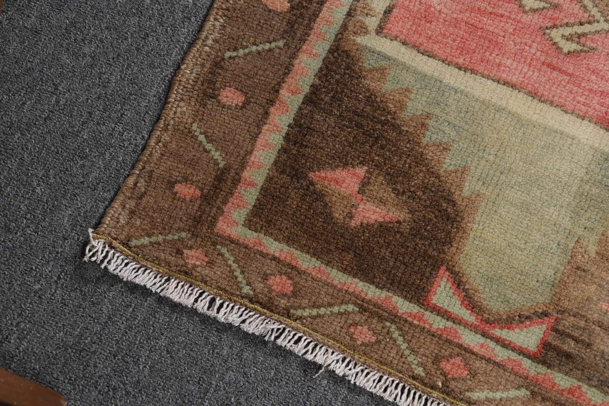 Kitchen Rug, Entryway Rug Rugs, Bathroom Rugs, Vintage Rug, Colorful Rugs, Turkish Rug, Rugs for Door Mat, Entry Rug, 1.7x2.7 ft Small Rug