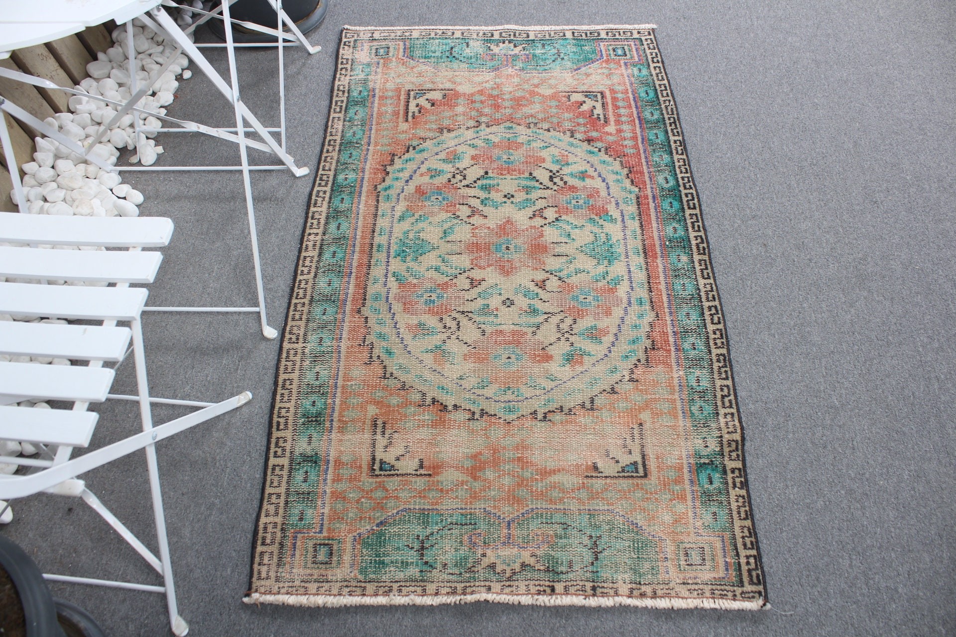 Bedroom Rug, Anatolian Rug, Green Floor Rug, 2.8x4.8 ft Small Rug, Tribal Rug, Bathroom Rug, Turkish Rugs, Wall Hanging Rug, Vintage Rug