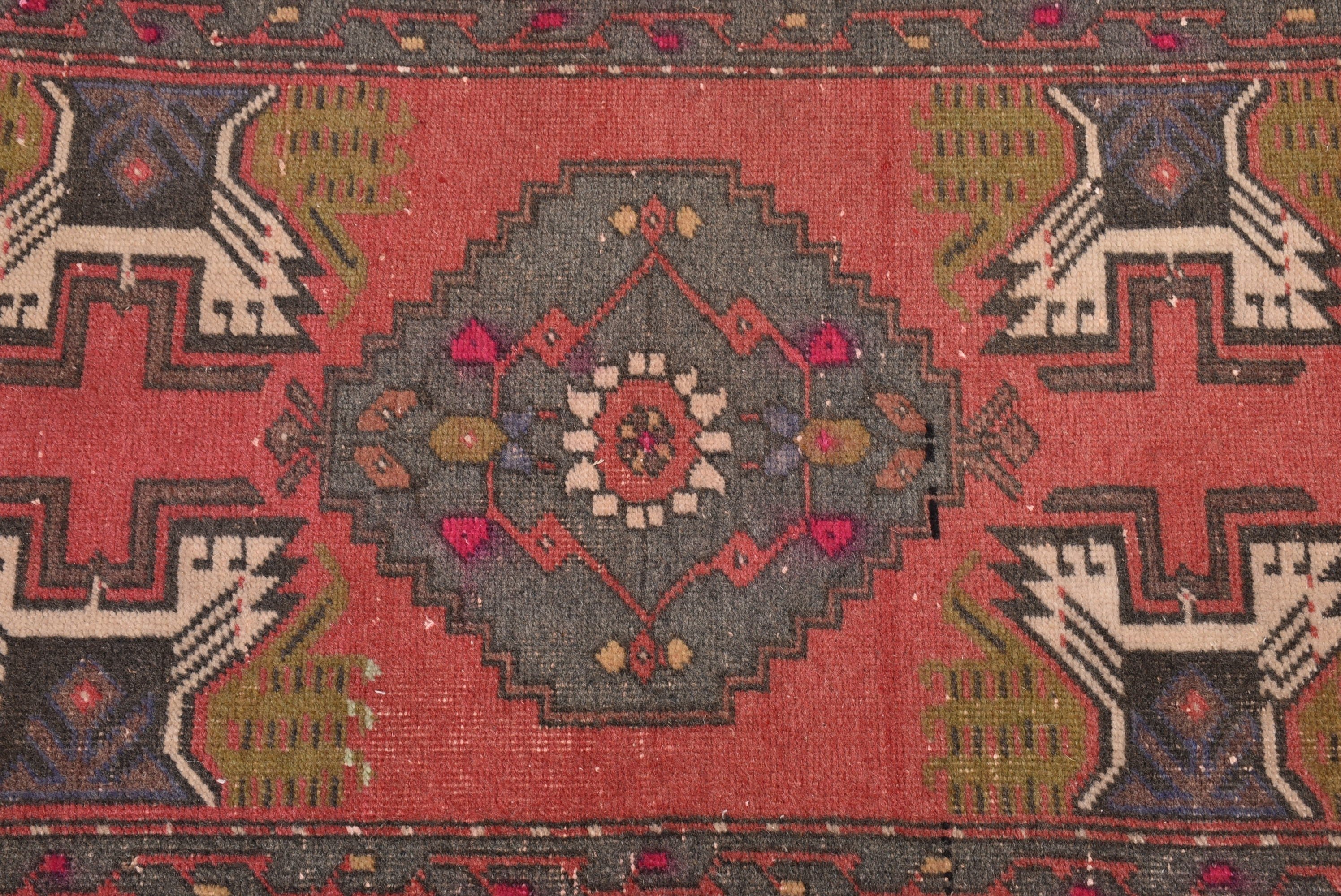 Boho Halı, Türk Halıları, Pembe Nötr Halılar, Yatak Odası Halısı, Vintage Halı, 1.8x3.5 ft Küçük Halılar, Yatak Odası Halıları, Banyo Halısı, Fas Halıları