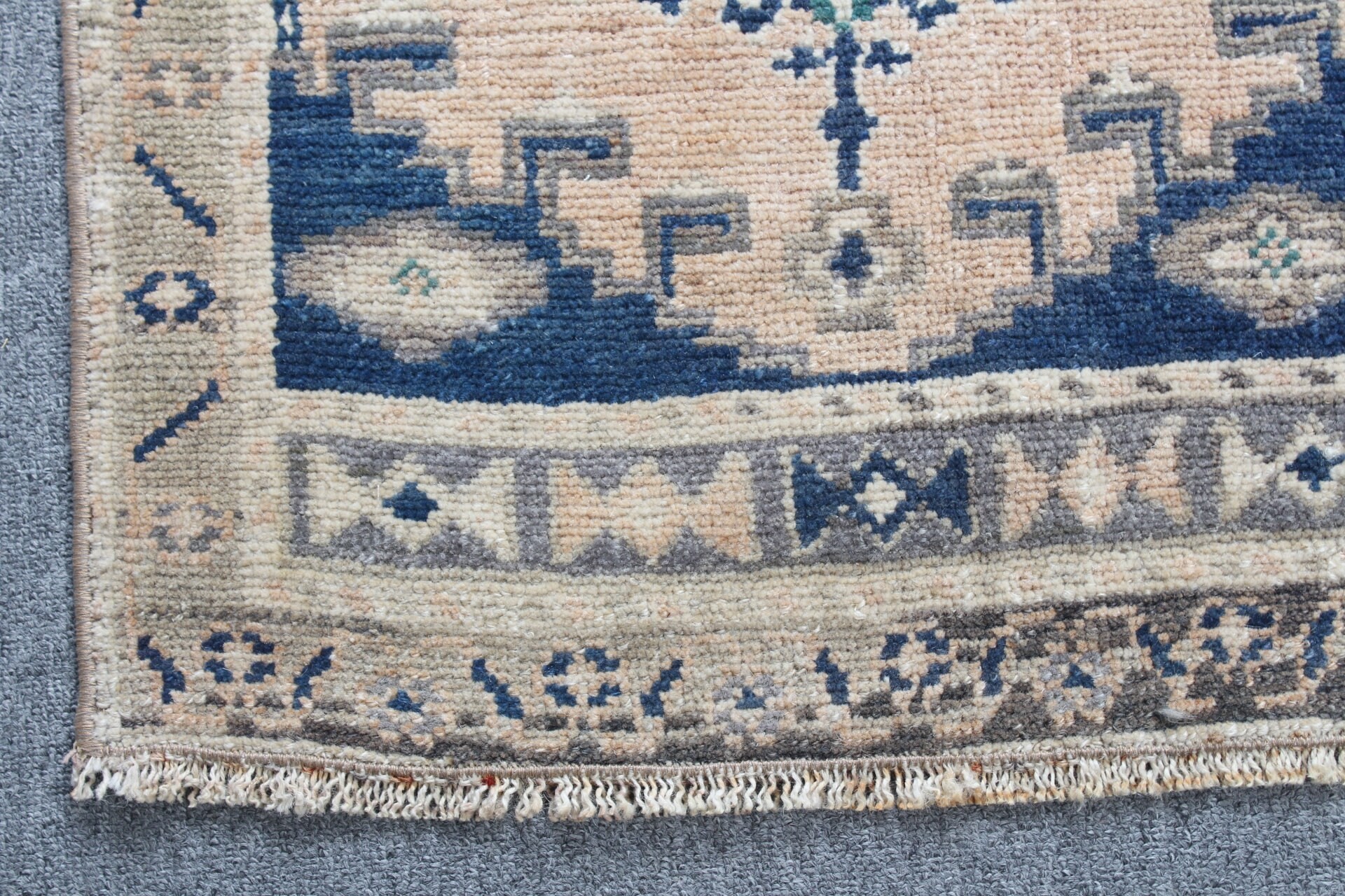 Ethnic Rug, Anatolian Rug, Bath Rug, Orange Oriental Rugs, 1.7x3.4 ft Small Rugs, Vintage Rug, Turkish Rugs, Car Mat Rug