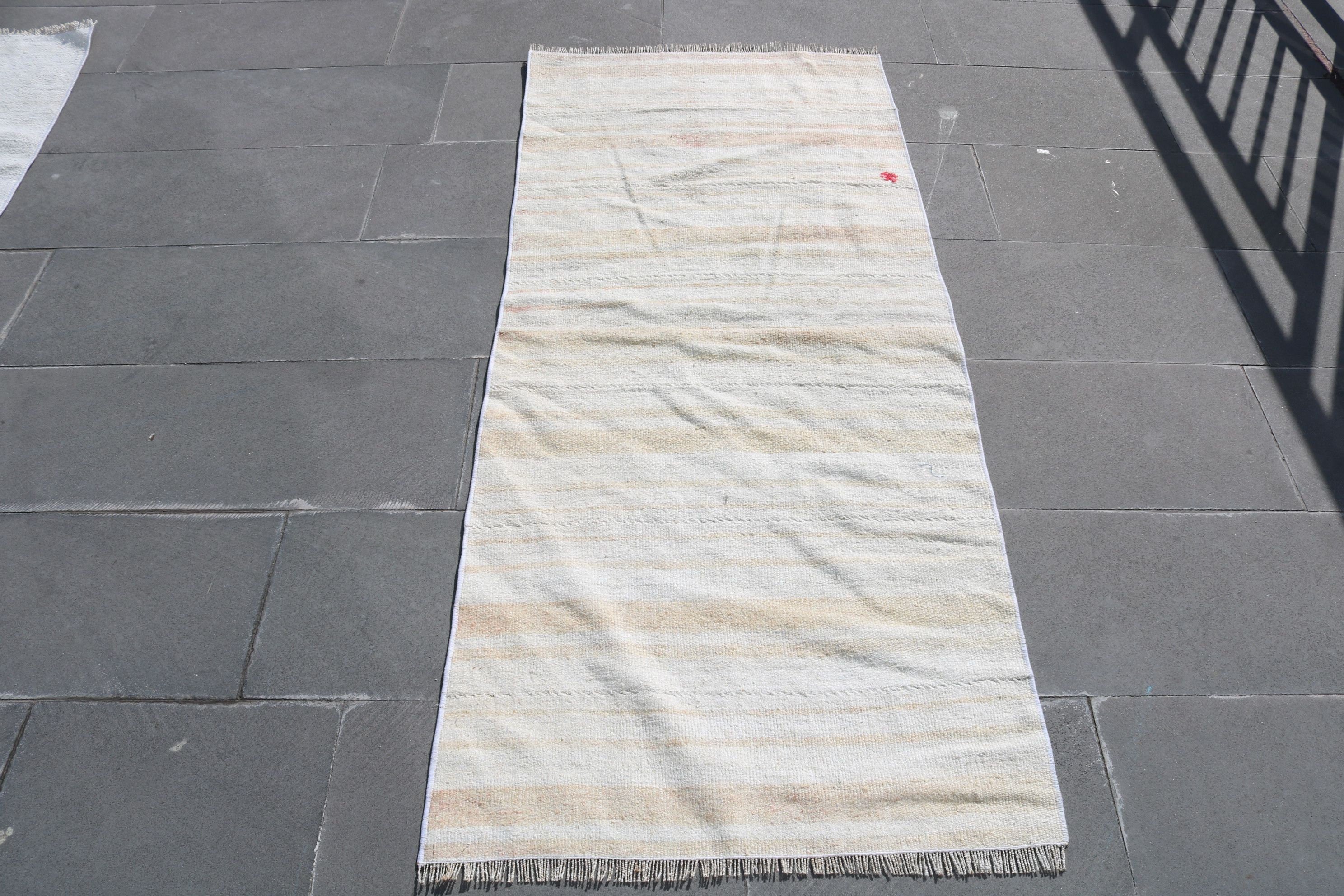 Office Rug, Vintage Rug, Rugs for Entry, 2.5x5.7 ft Small Rug, Wall Hanging Rug, Bedroom Rug, Kilim, Car Mat Rug, Moroccan Rug, Turkish Rug