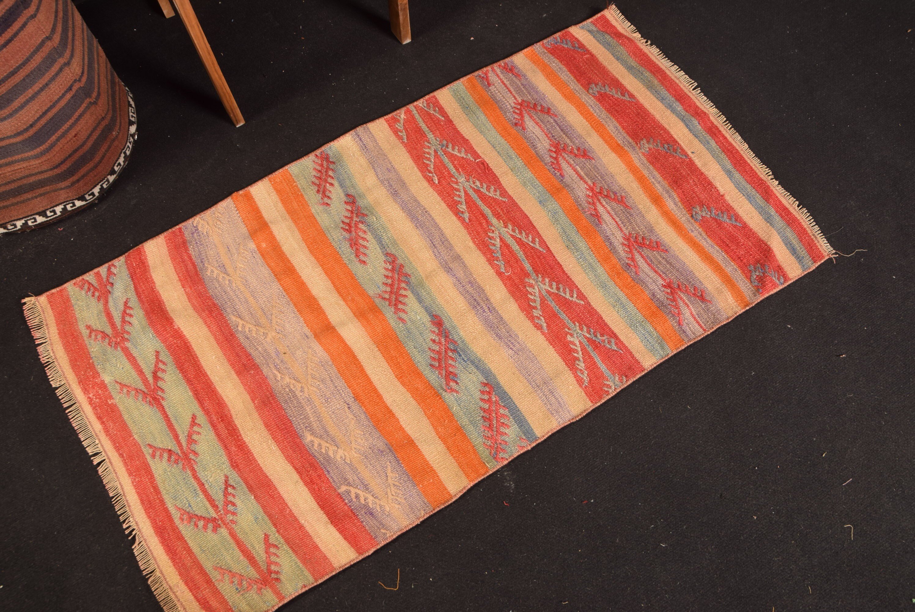 Türk Halıları, 2.4x4.2 ft Küçük Halı, Ev Dekorasyonu Halıları, Vintage Halı, Kilim, Antika Halı, Bej Anadolu Halısı, Çocuk Halısı, Araba Paspas Halısı