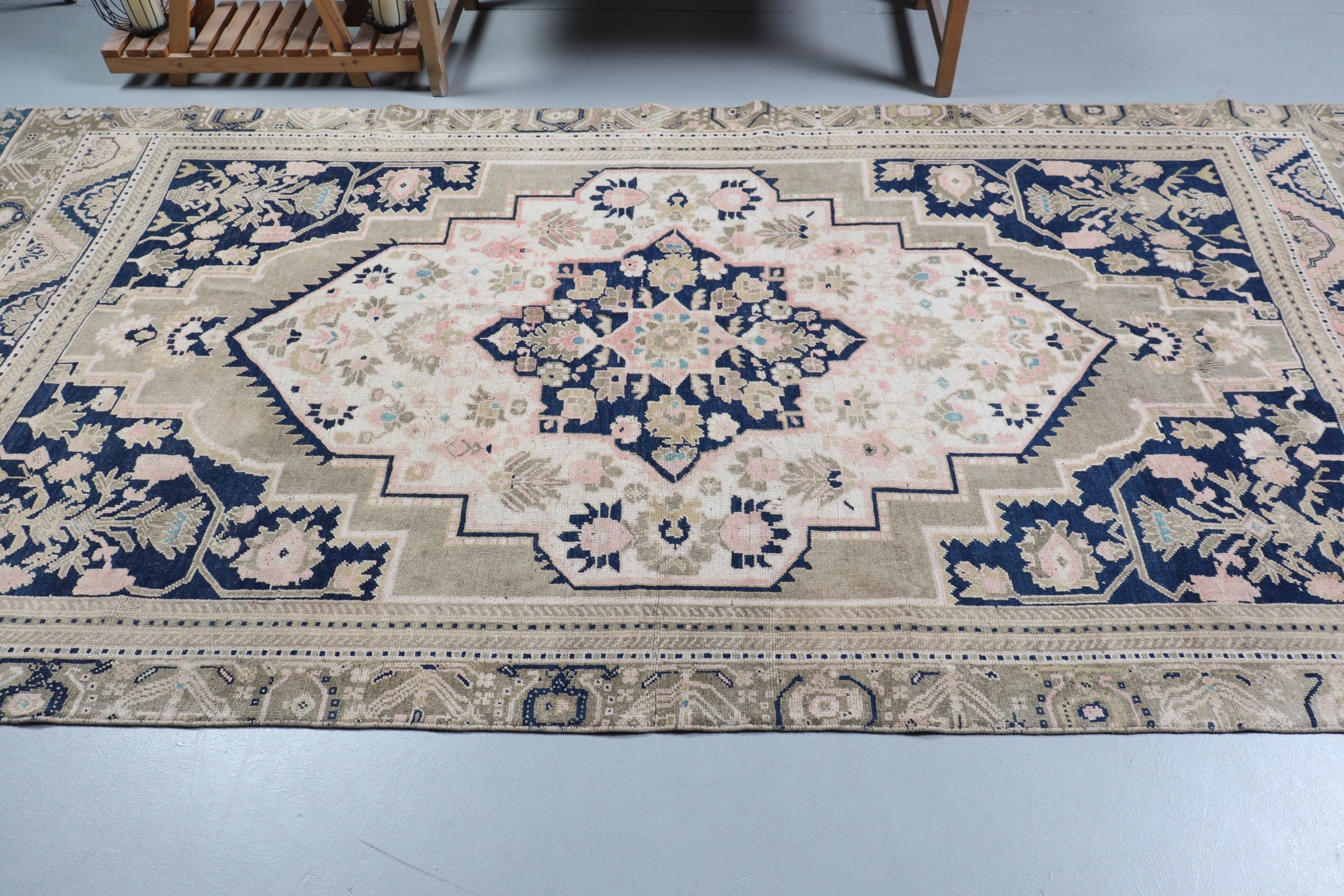 Living Room Rug, Beige Floor Rug, Cool Rug, Rugs for Bedroom, Floor Rugs, Bedroom Rug, Turkish Rugs, Vintage Rug, 5.2x10.3 ft Large Rug