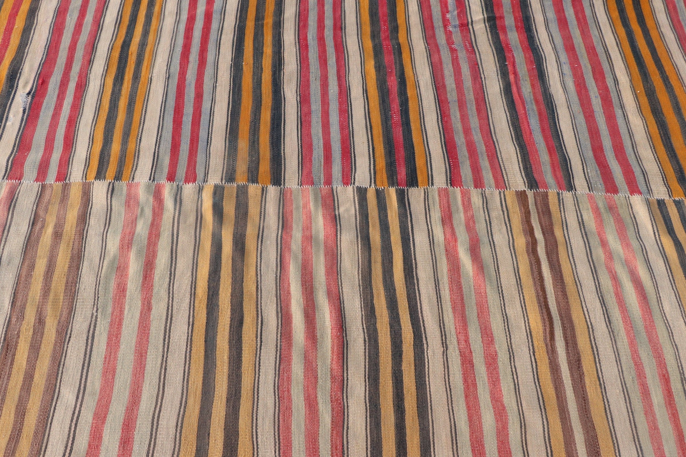 Bej Yün Kilim, Koridor Kilim, Yolluk Kilim, 144x388 cm Yolluk Kilim, Türk Kilim, Mutfak Kilim, Mutfak Kilim, Merdiven Kilim, Anadolu Kilim