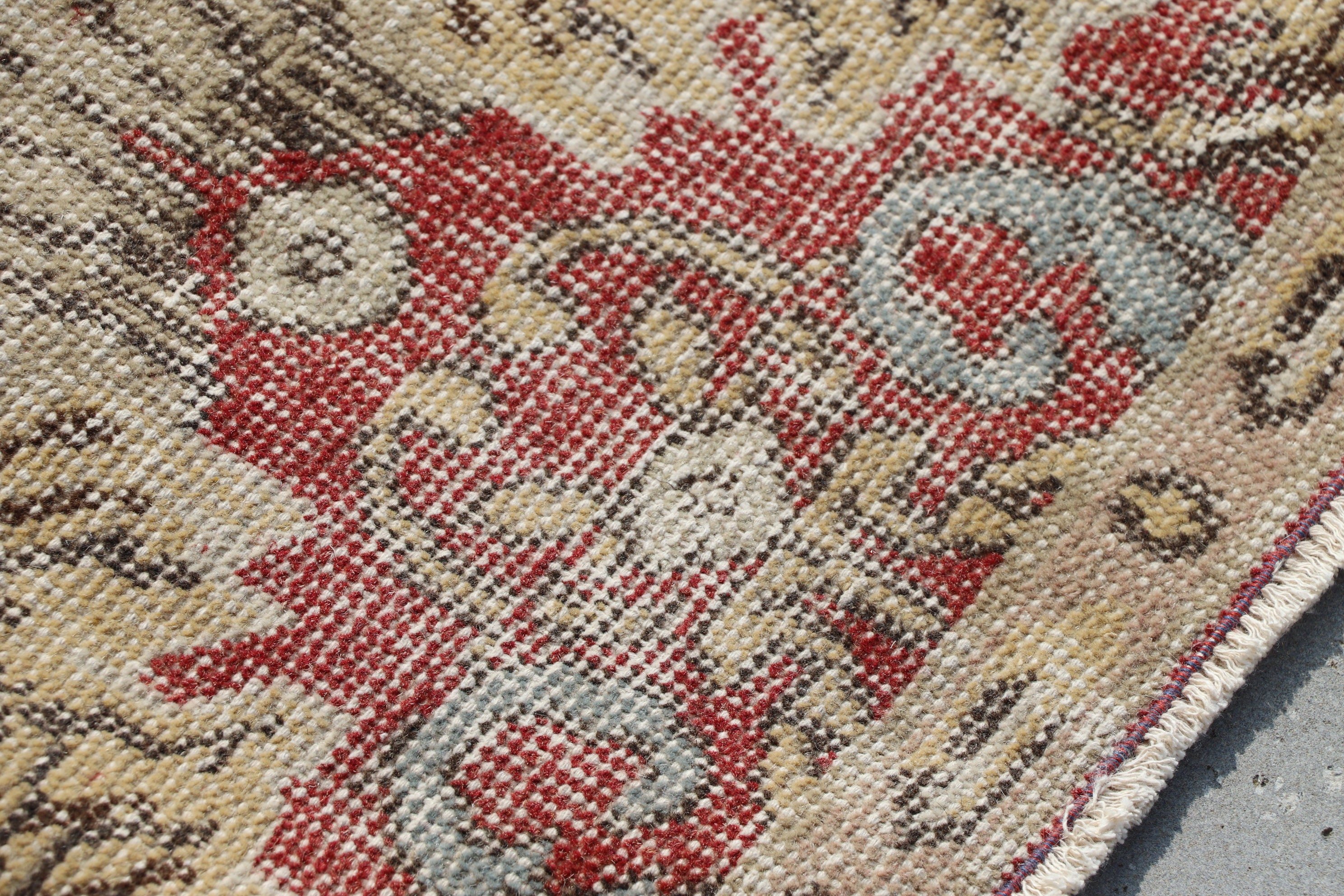 Bedroom Rug, Salon Rugs, Vintage Rug, Rugs for Salon, Oushak Rug, Turkish Rug, Anatolian Rug, Red  5.7x9.8 ft Large Rugs