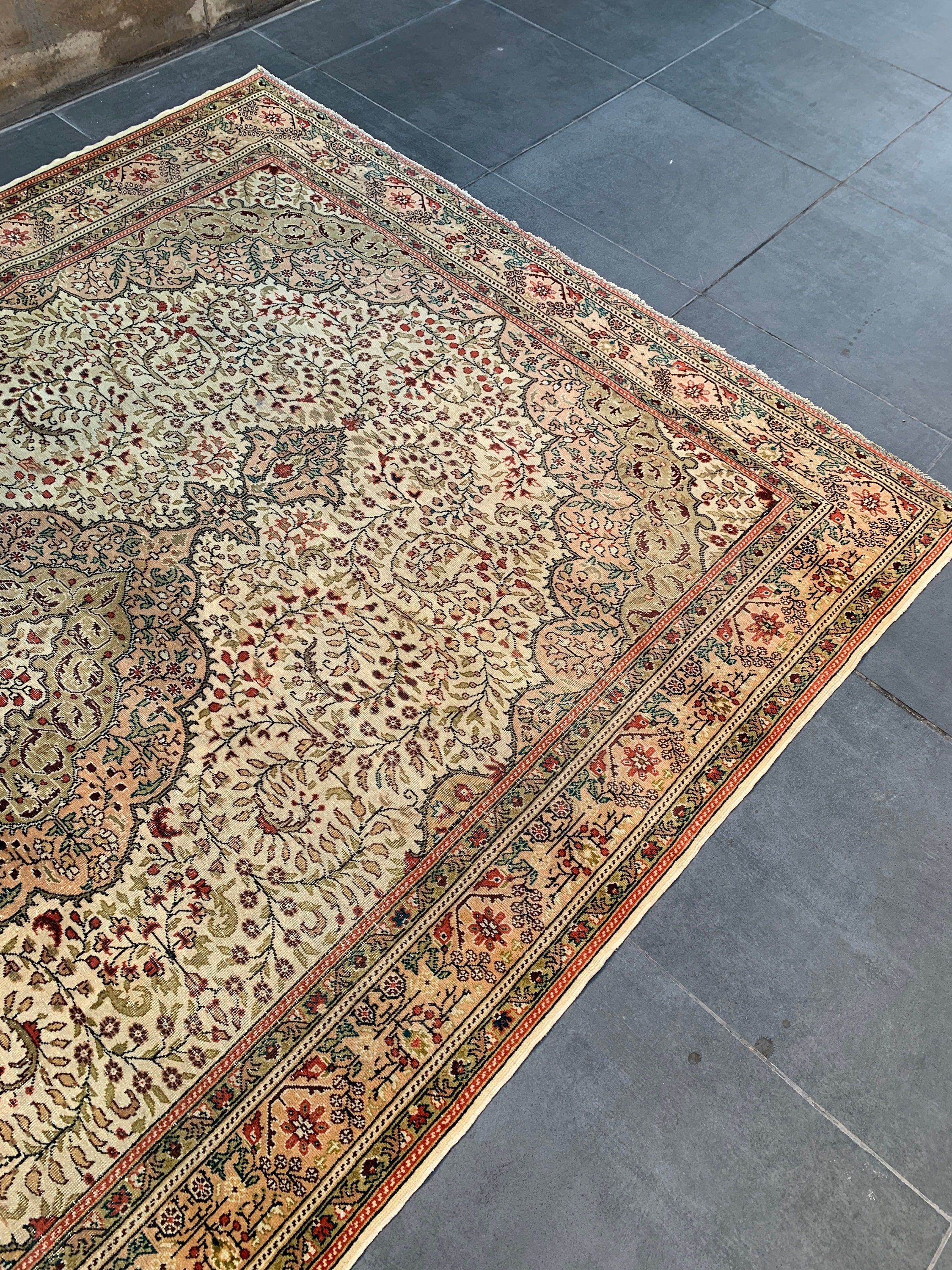 Vintage Halılar, Bej Antika Halı, Yatak Odası Halısı, Sessiz Halı, Salon Halısı, 5.2x8.6 ft Büyük Halı, Türk Halısı, Fas Halısı, Aztek Halısı, Mutfak Halısı