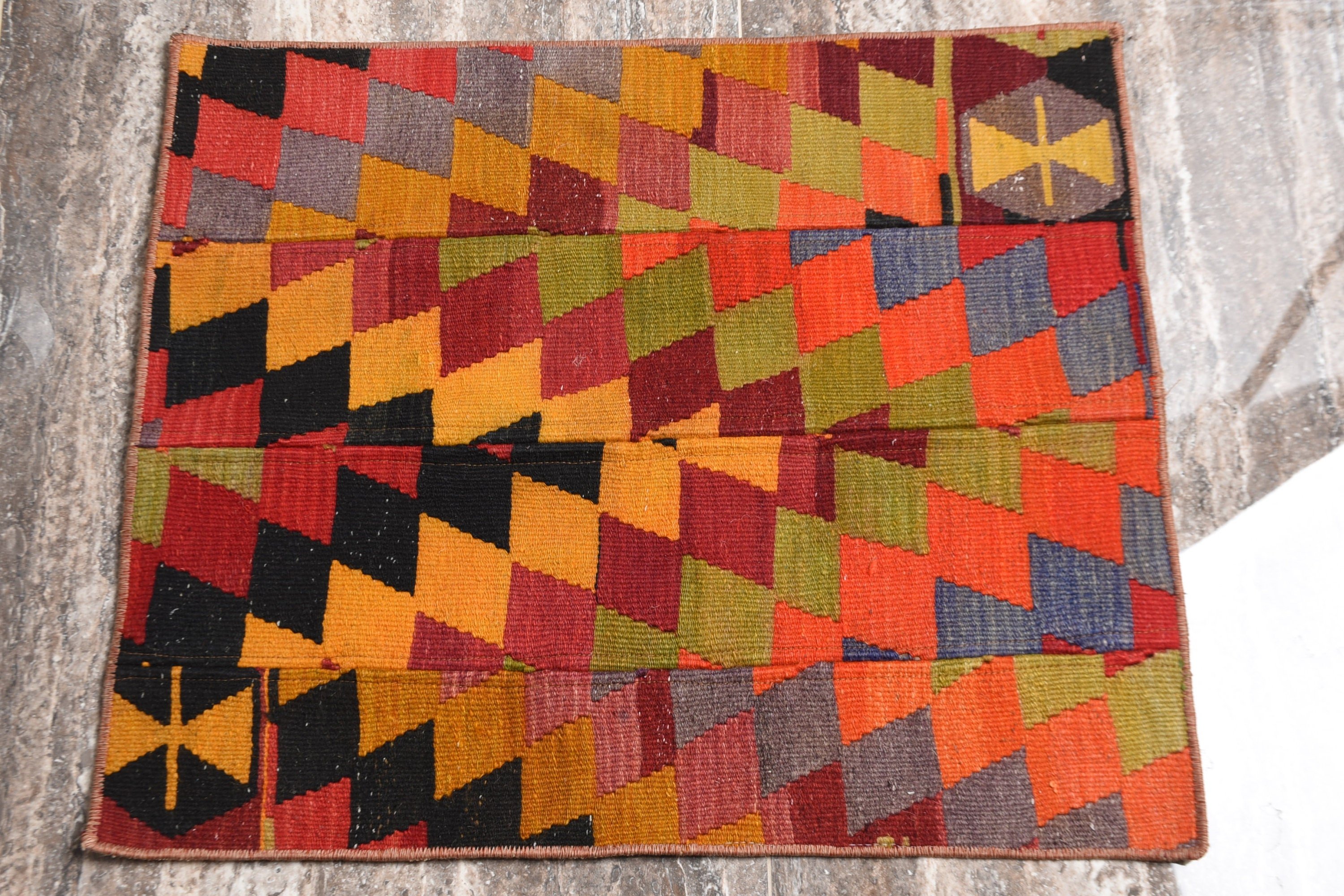 Vintage Halılar, 2.1x2.5 ft Küçük Halı, Pastel Halılar, Banyo Halıları, Oushak Halı, Türk Halısı, Kilim, Mutfak Halıları, Banyo Halıları, Dış Mekan Halıları