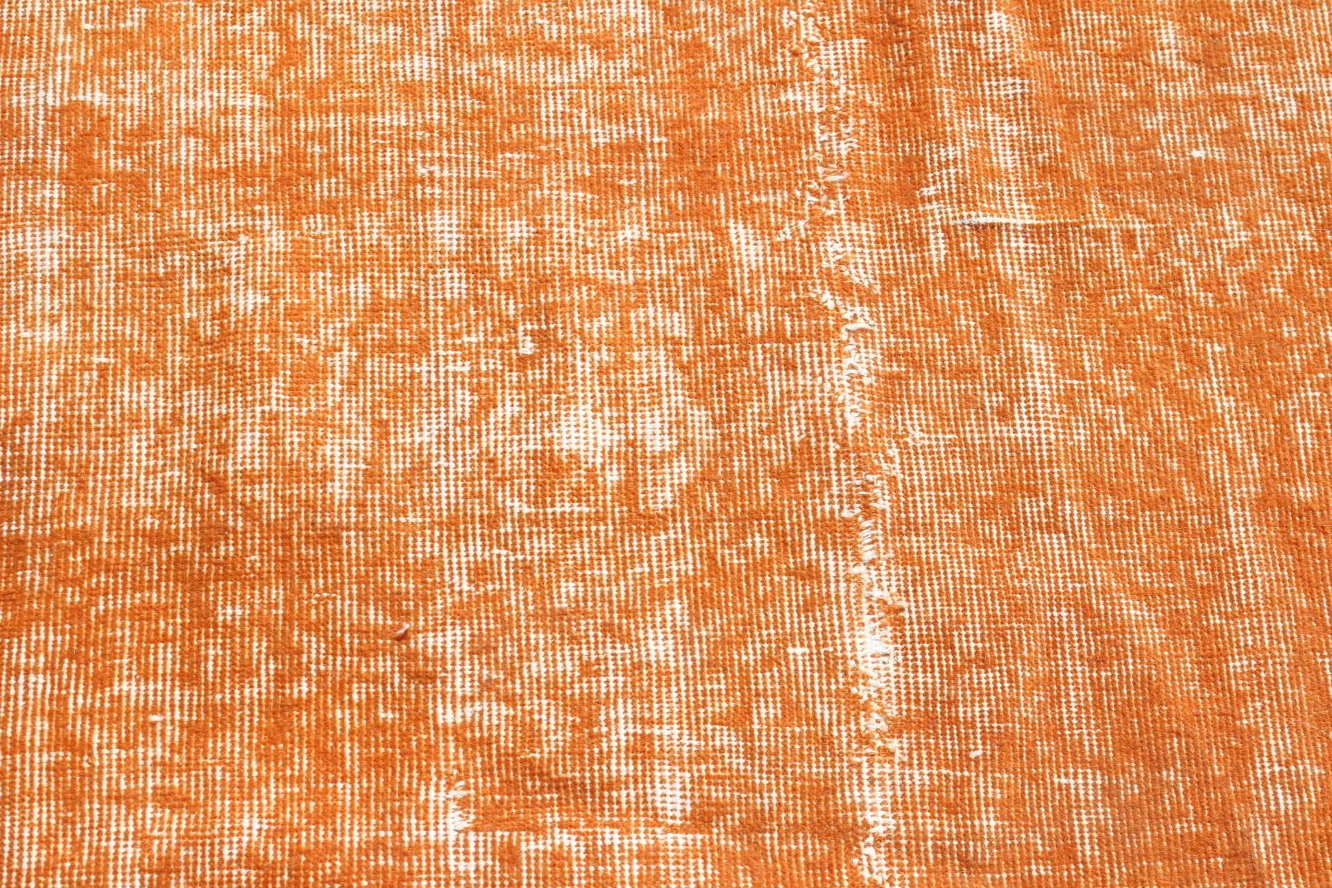 Orange Wool Rug, Handmade Rug, Bathroom Rugs, Home Decor Rug, 3.6x3.5 ft Small Rug, Vintage Rugs, Wool Rug, Turkish Rugs, Rugs for Door Mat