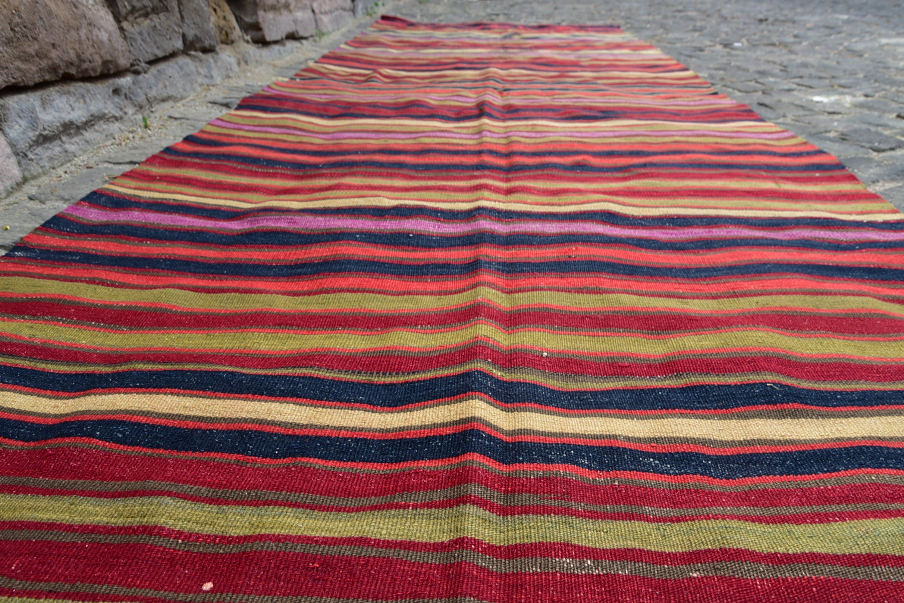 Oushak Halı, Kilim, Koridor Halıları, Vintage Halılar, Mutfak Halıları, Türk Halısı, Yatak Odası Halısı, Organik Halı, Merdiven Halıları, 4.1x11.6 ft Yolluk Halıları