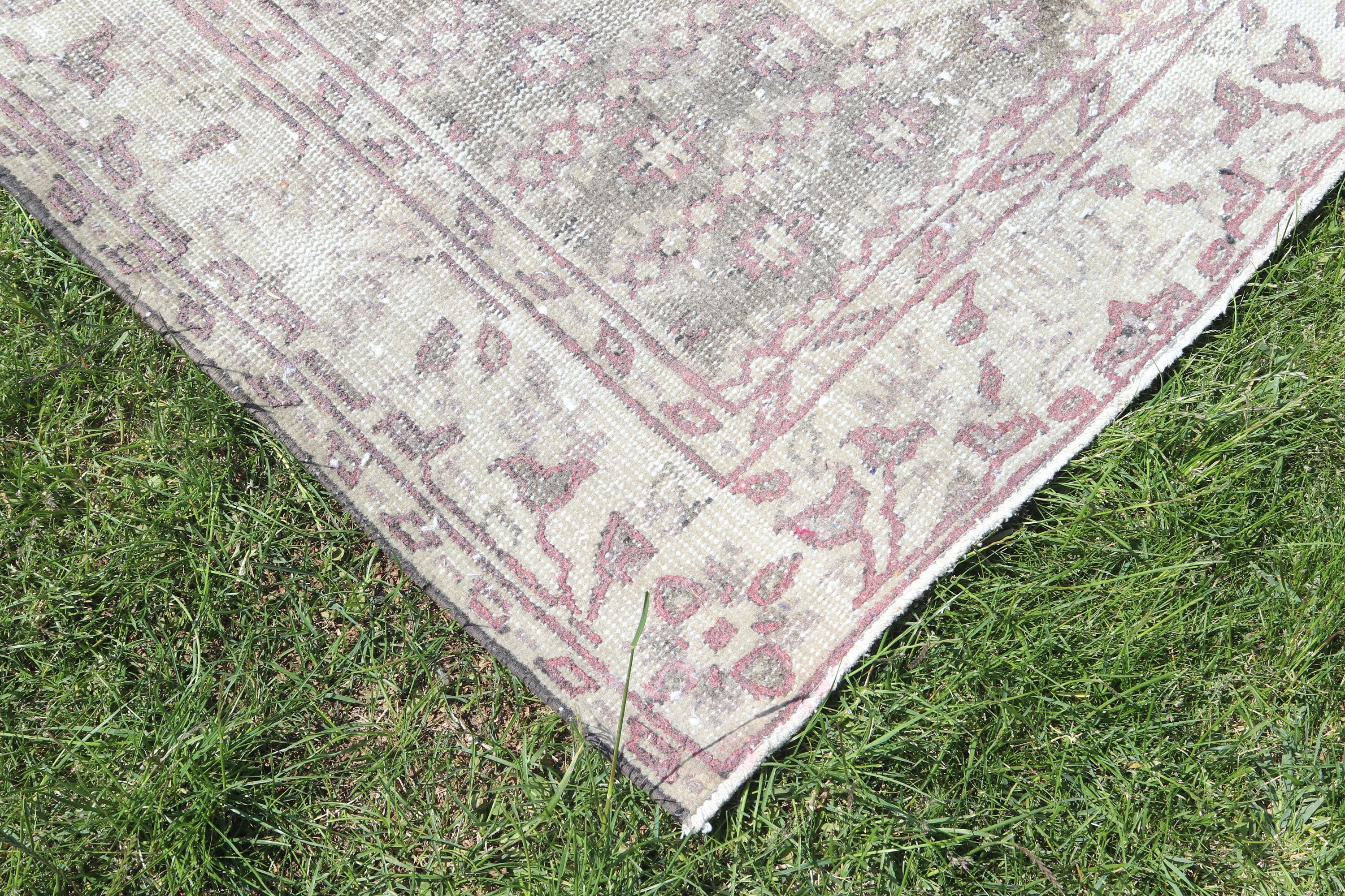 5,5x8,7 ft Büyük Halı, Vintage Halı, Türk Halısı, Büyük Boho Halısı, Bej Fas Halıları, Kabile Halısı, Salon Halıları, Oryantal Halı, Bildiri Halısı