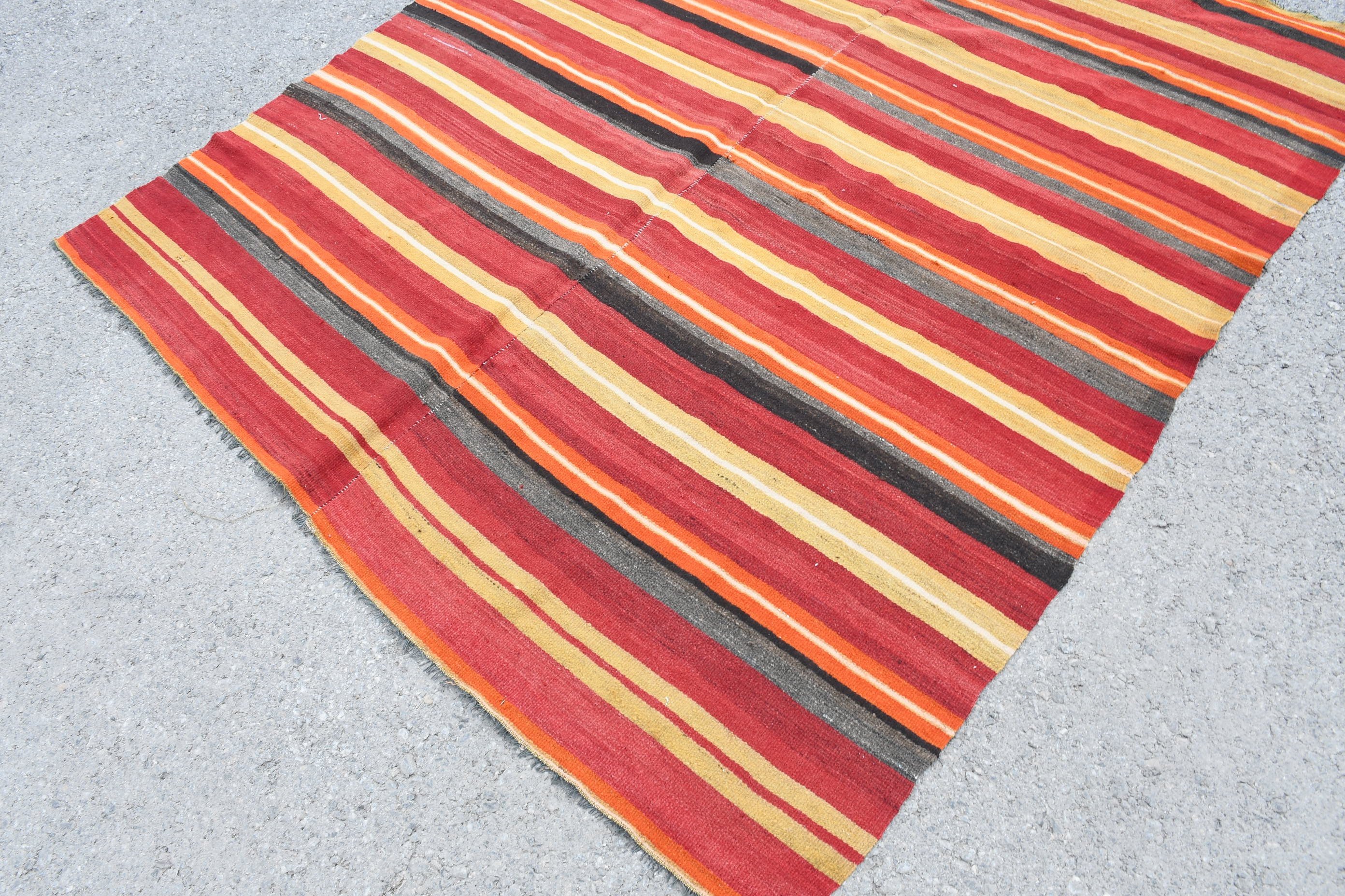 Antik Kilim, 172x195 cm Oturma odası Kilim, Kırmızı Yatak odası Kilim, Oturma Odası Kilim, Türk Kilim, Yemek odası Kilim, Ev Kilim