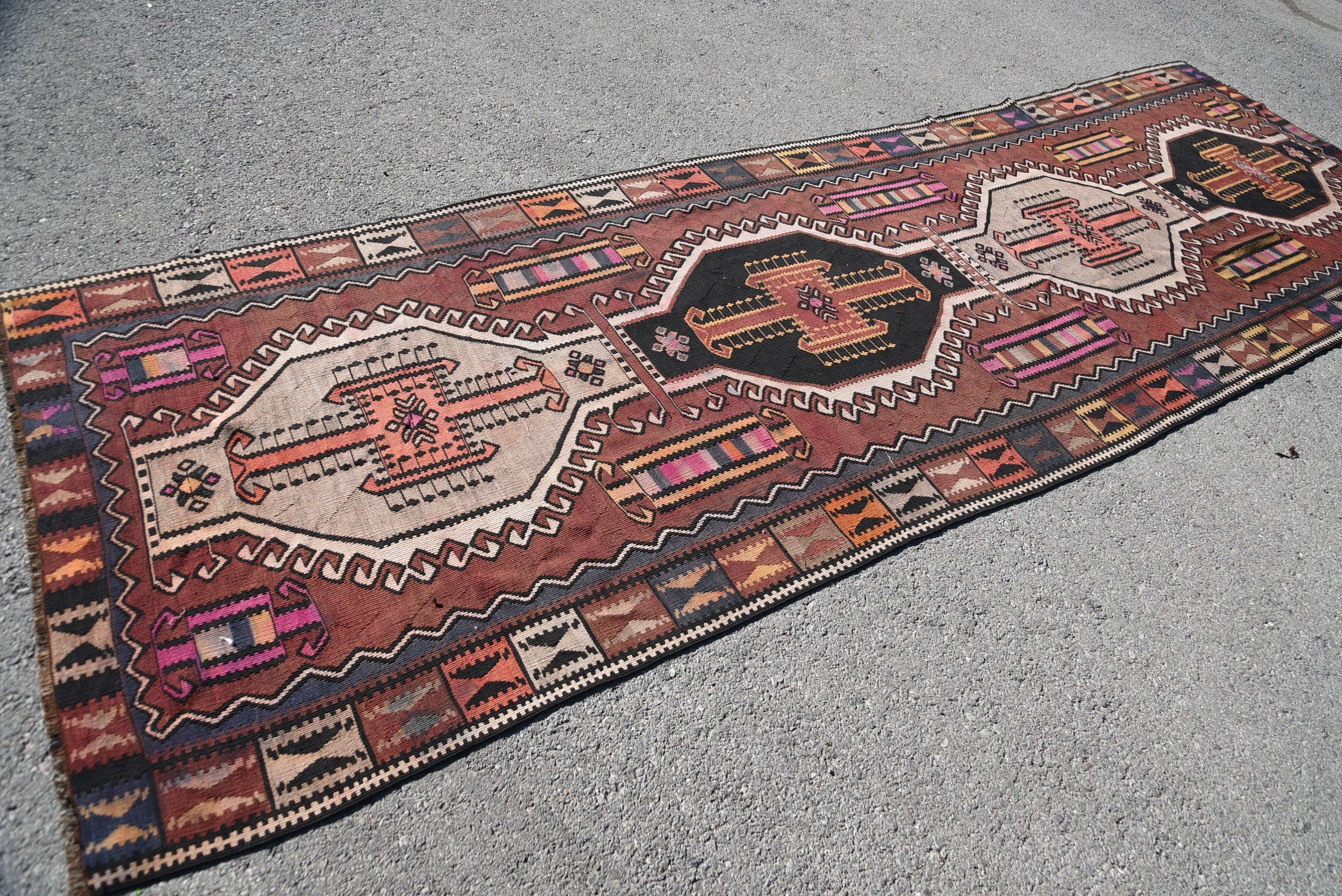 Koridor Halısı, Soğuk Halı, Kilim, Sessiz Halı, Türk Halısı, Vintage Halılar, Koridor Halıları, Vintage Dekor Halısı, Yer Halısı, 4,3x13,5 ft Yolluk Halıları